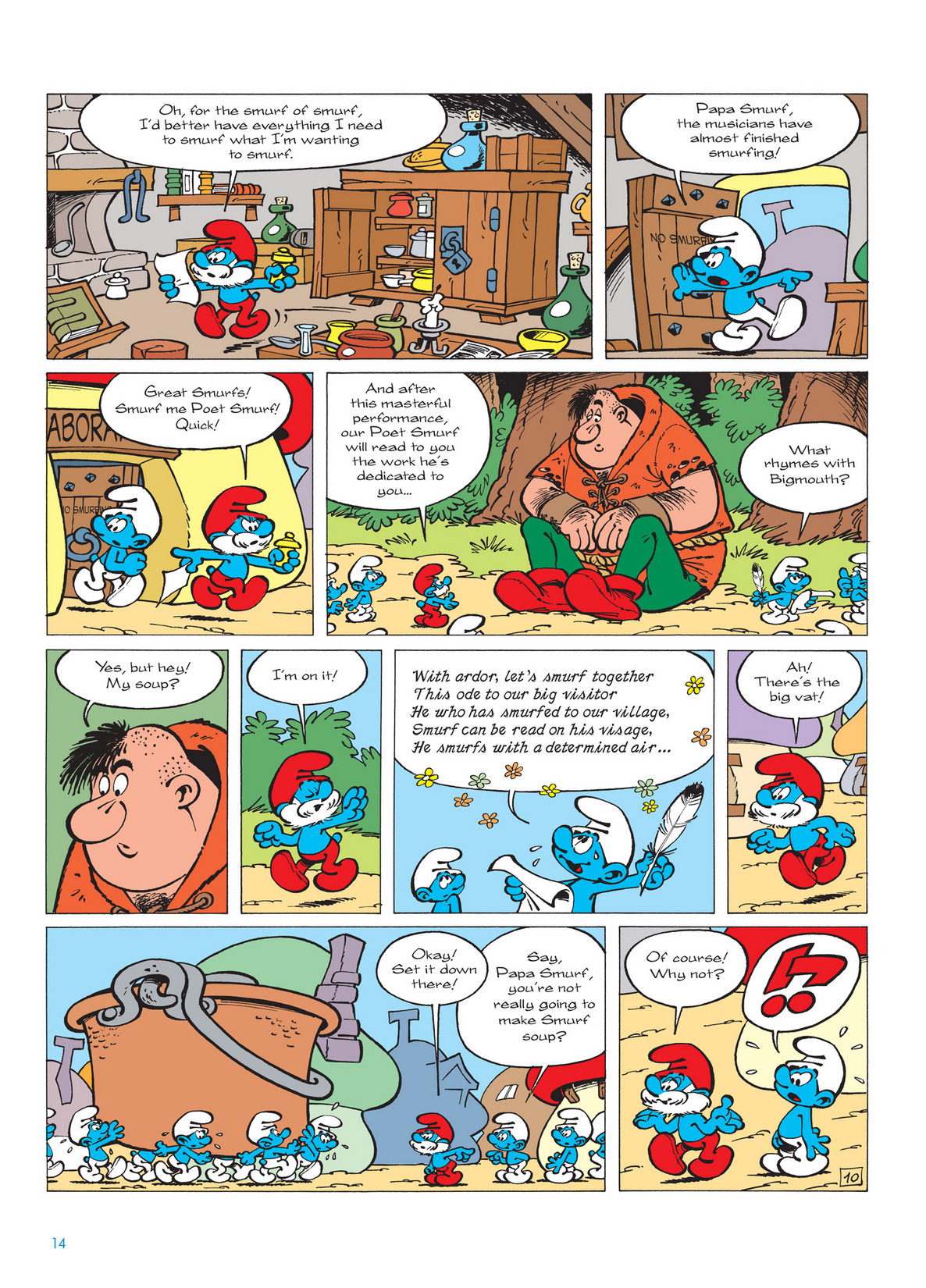 Read online The Smurfs comic -  Issue #13 - 14