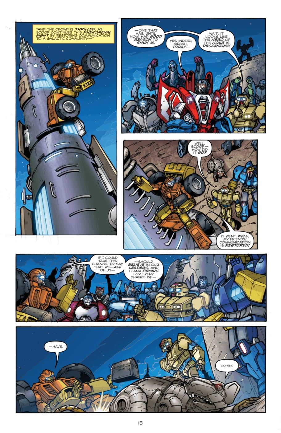 Read online Transformers: Robots In Disguise (2012) comic -  Issue #20 - 19
