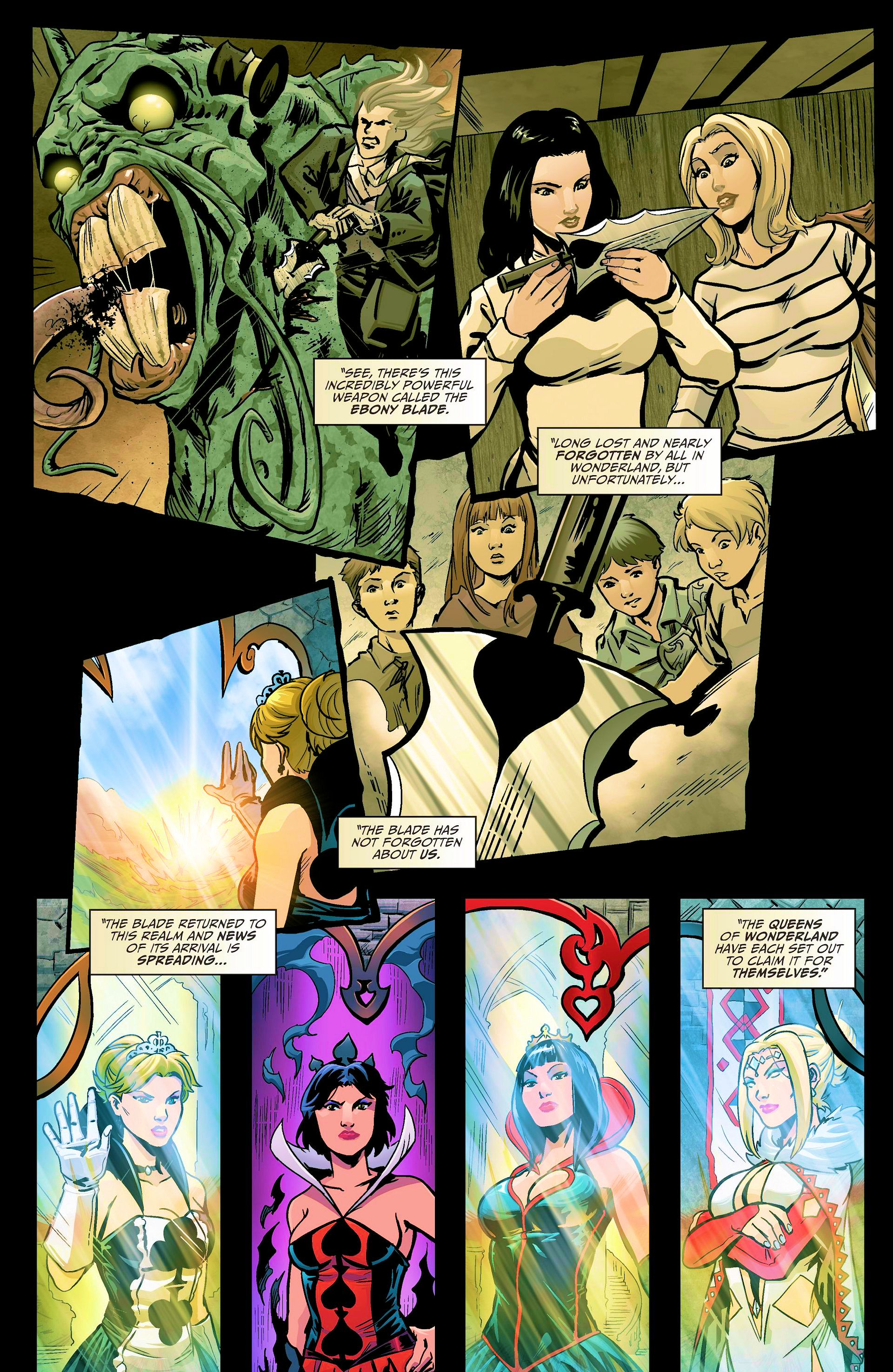 Read online Grimm Fairy Tales presents Wonderland: Clash of Queens comic -  Issue #2 - 9