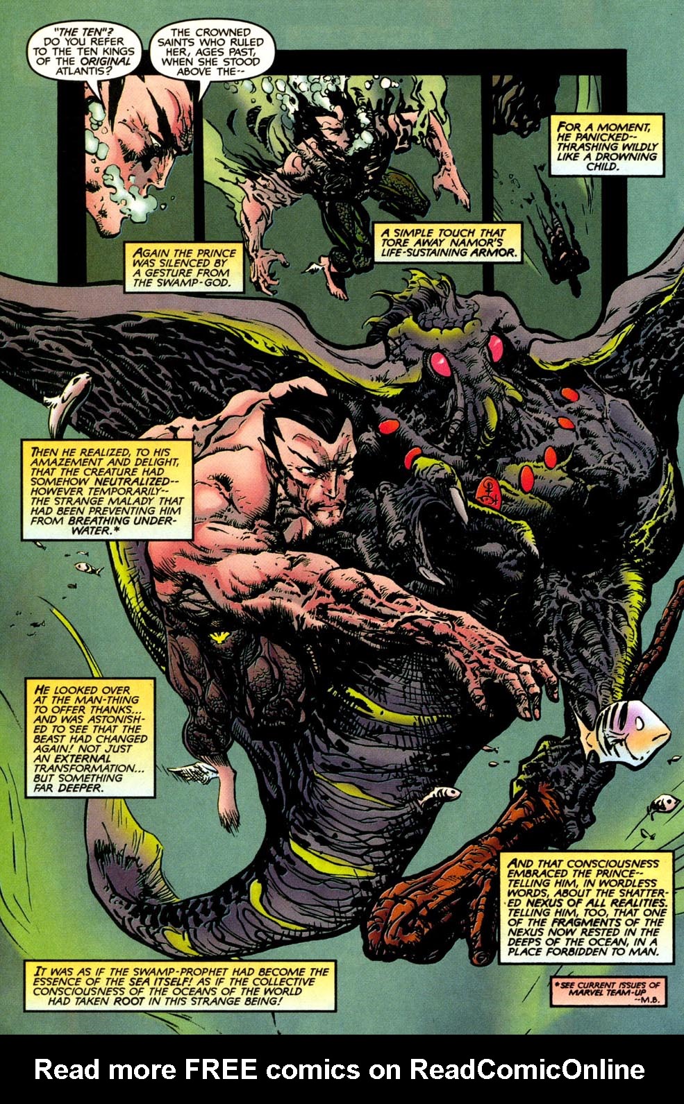 Read online Man-Thing (1997) comic -  Issue #7 - 14