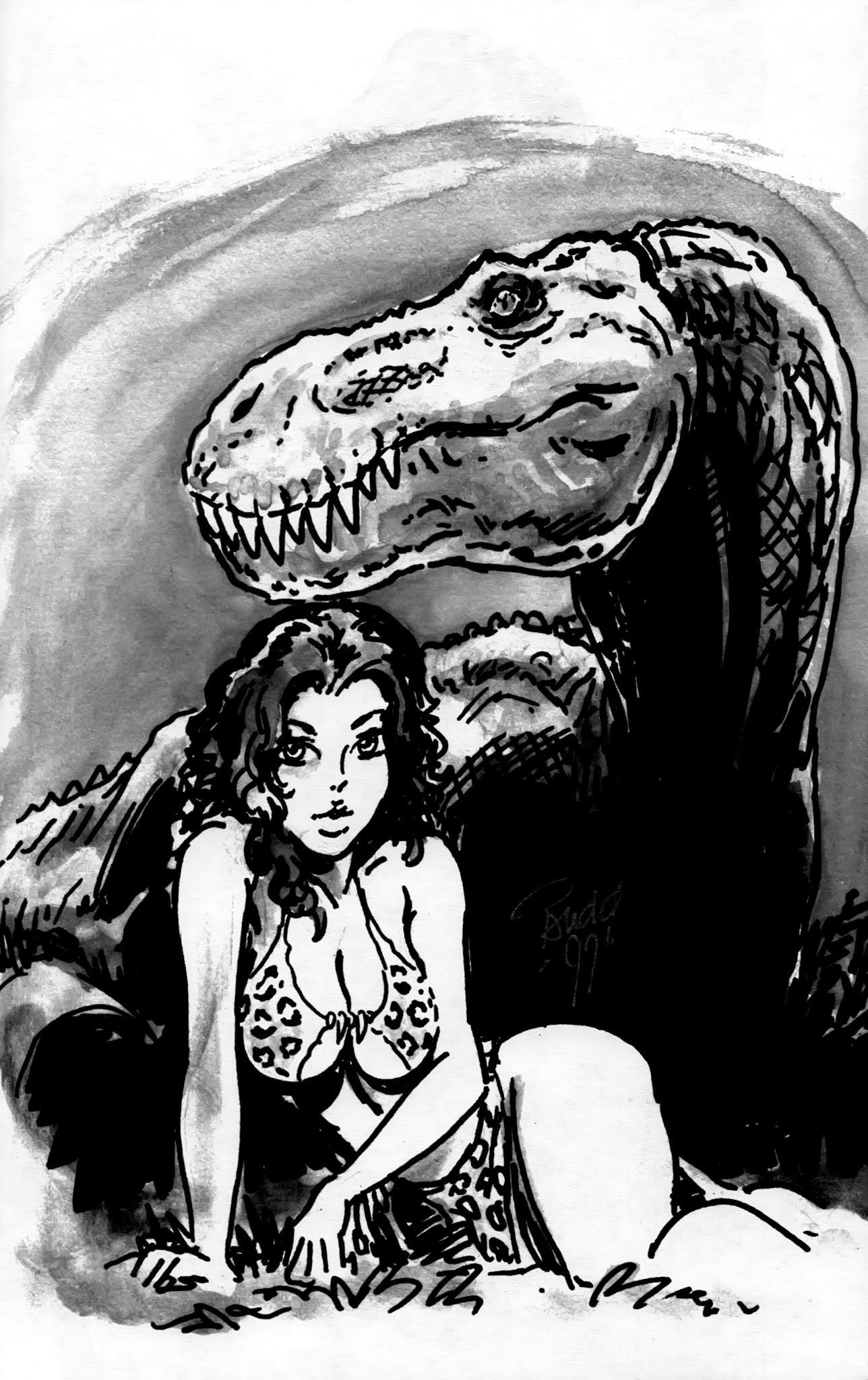 Read online Cavewoman: Prehistoric Pinups comic -  Issue #2 - 13