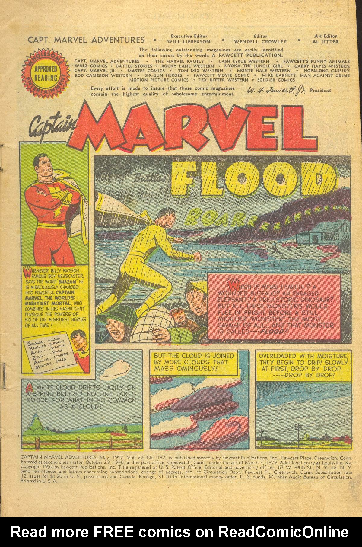 Read online Captain Marvel Adventures comic -  Issue #132 - 3