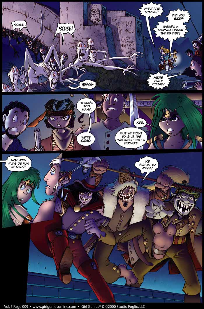 Read online Girl Genius (2002) comic -  Issue #5 - 9