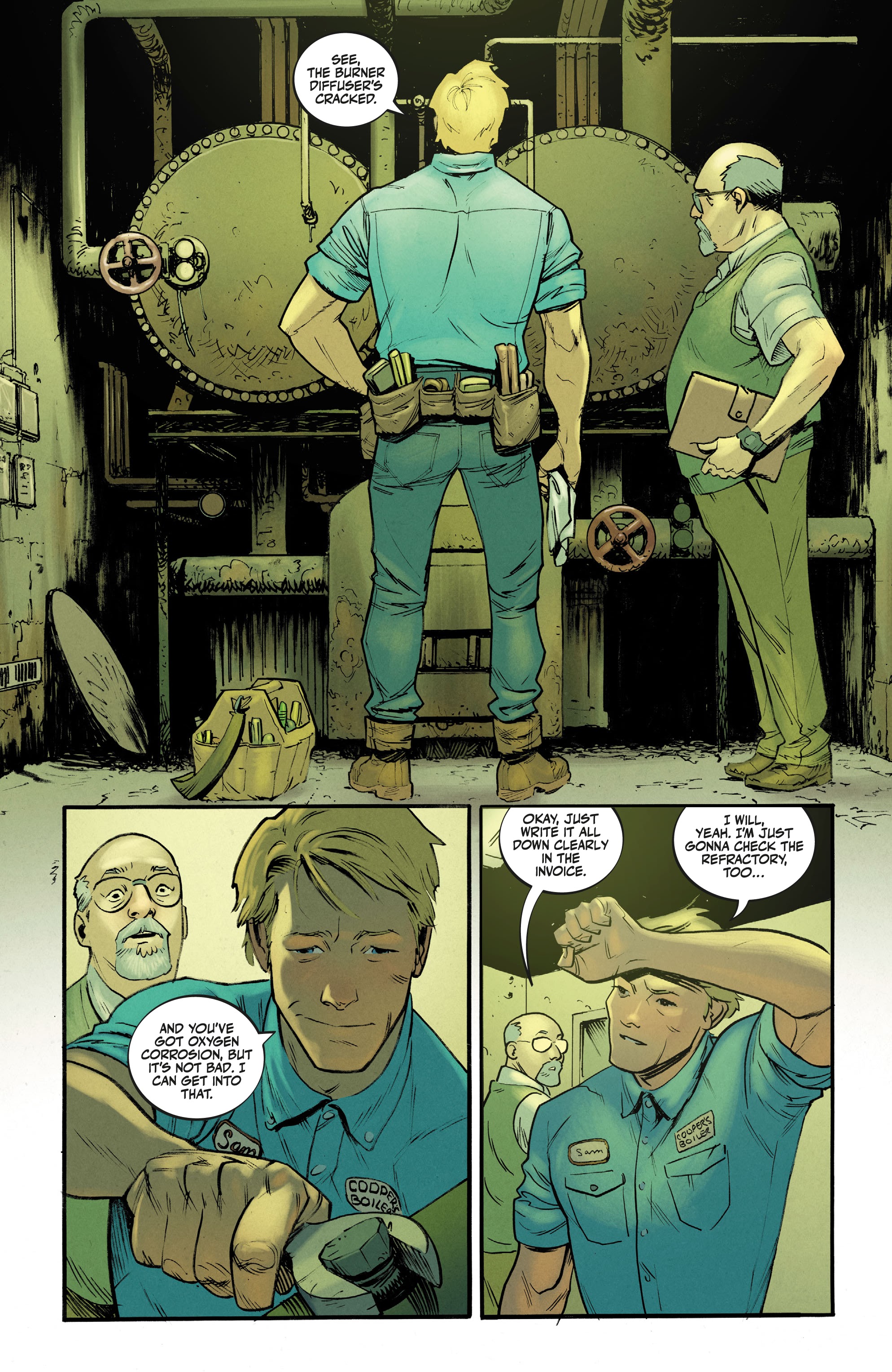 Read online The Blue Flame comic -  Issue #1 - 14