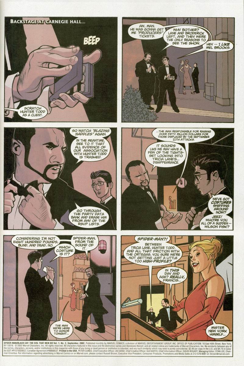 Read online Spider-Man/Black Cat: The Evil That Men Do comic -  Issue #2 - 2
