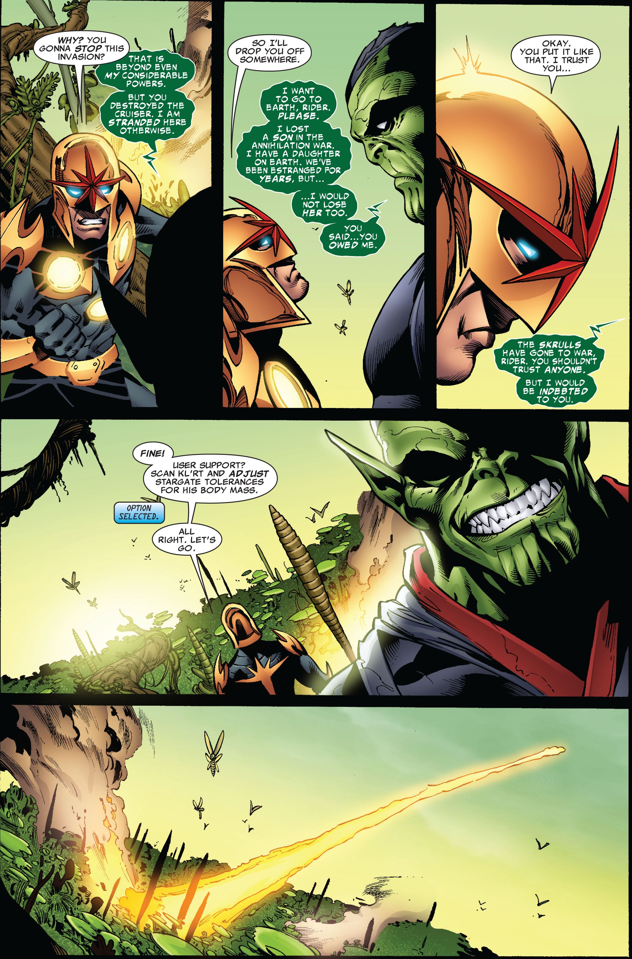 Read online Nova (2007) comic -  Issue #16 - 19