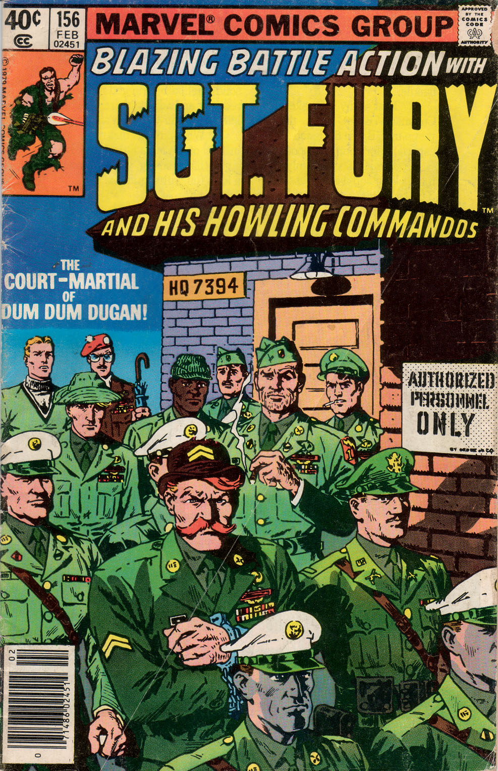 Read online Sgt. Fury comic -  Issue #156 - 1