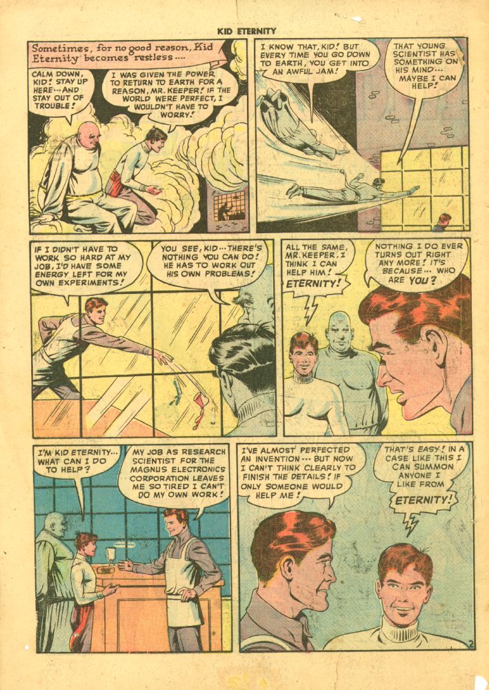 Read online Kid Eternity (1946) comic -  Issue #11 - 4