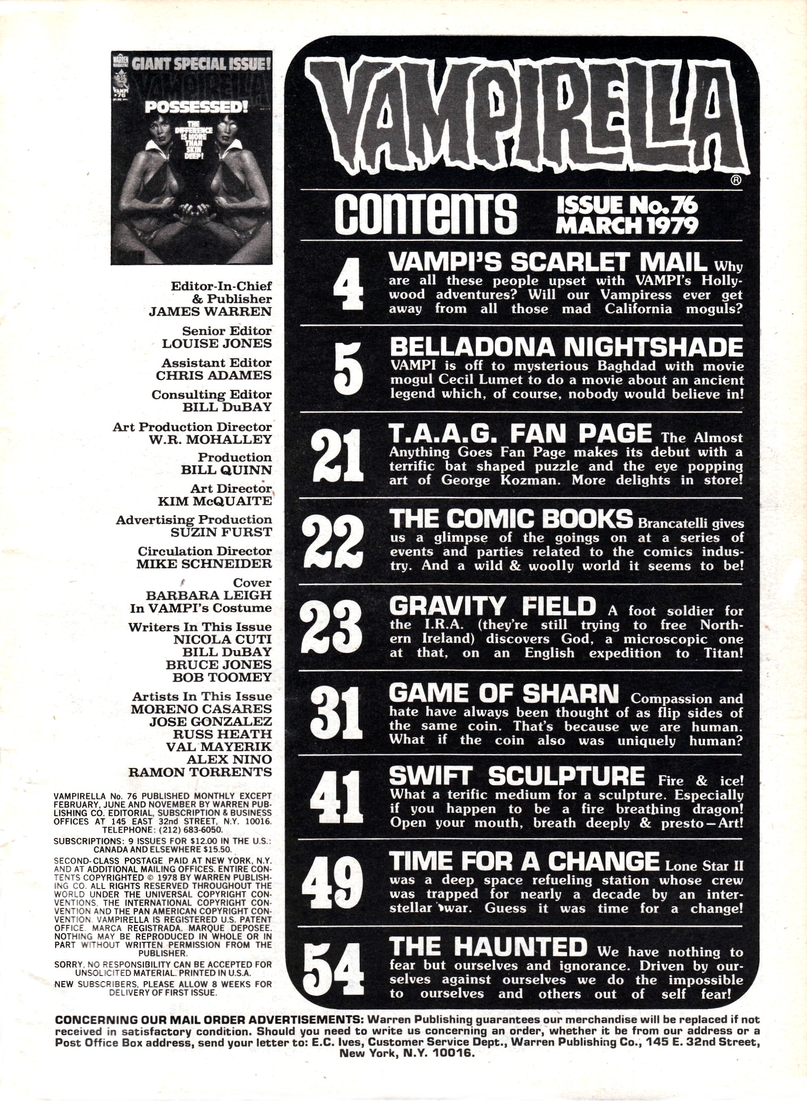 Read online Vampirella (1969) comic -  Issue #76 - 3