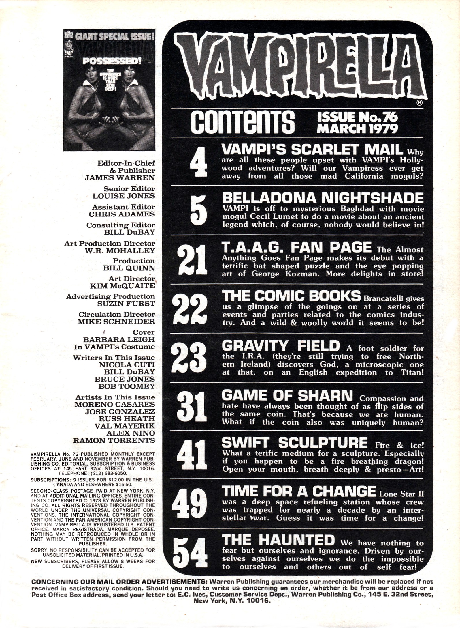 Read online Vampirella (1969) comic -  Issue #76 - 3