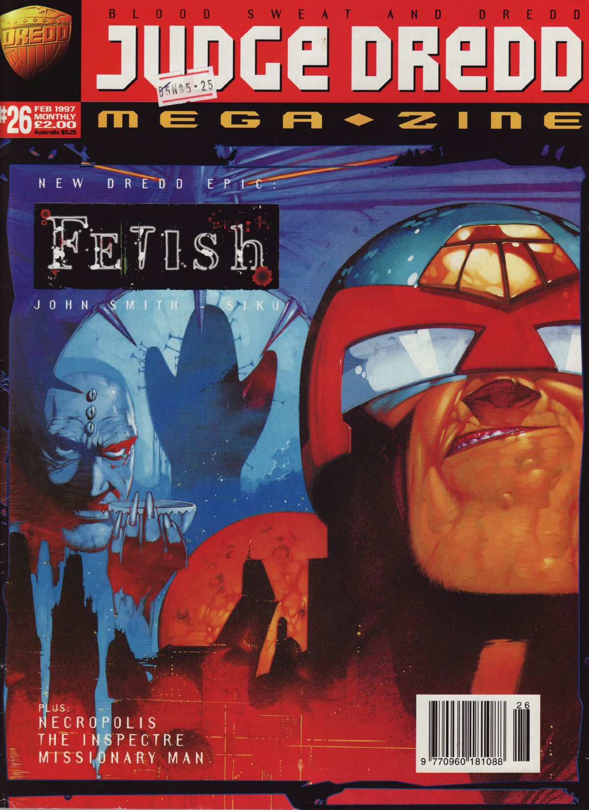 Read online Judge Dredd Megazine (vol. 3) comic -  Issue #26 - 1