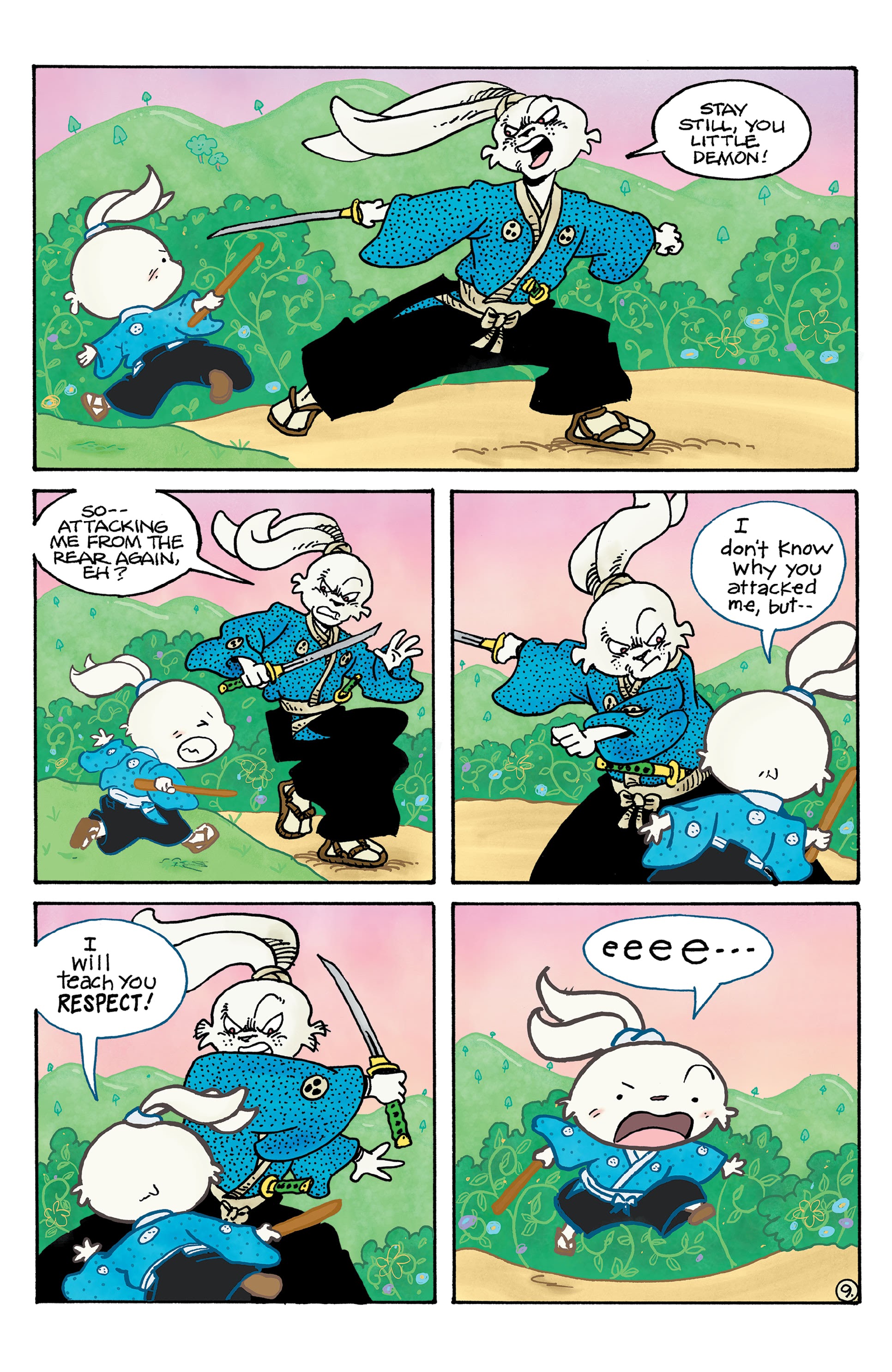 Read online Chibi-Usagi: Attack of the Heebie Chibis comic -  Issue # TPB - 131