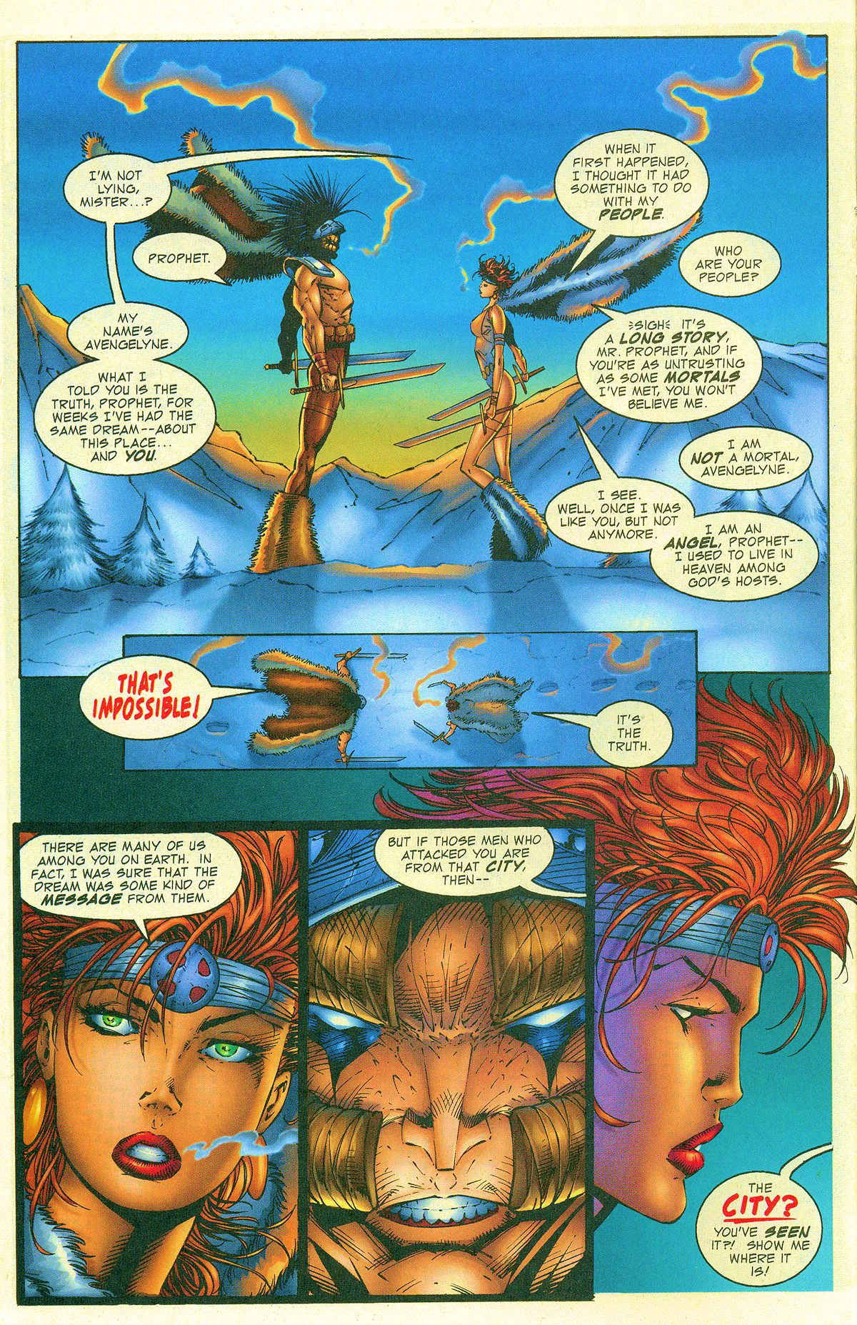 Read online Avengelyne/Prophet comic -  Issue #1 - 12