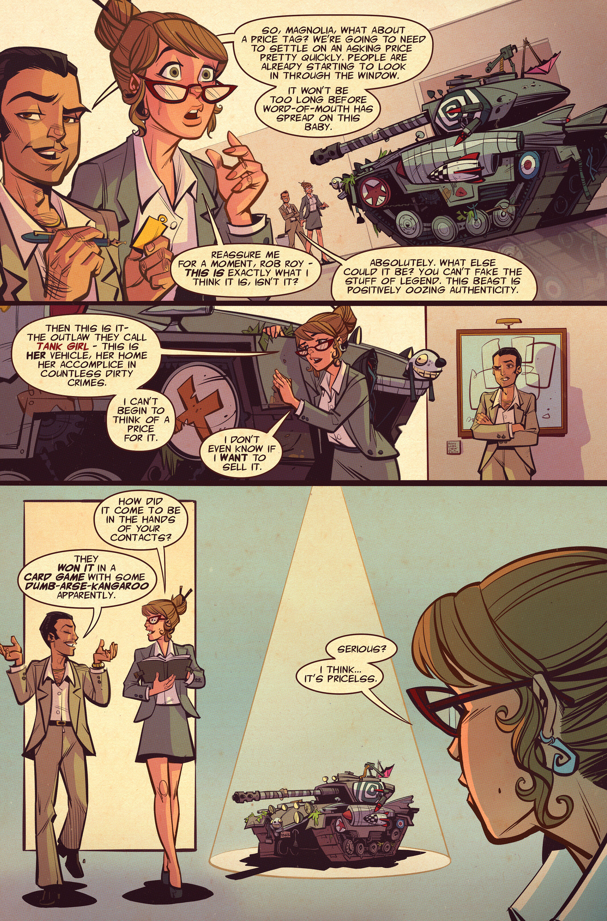 Read online Tank Girl: Two Girls, One Tank comic -  Issue #1 - 8