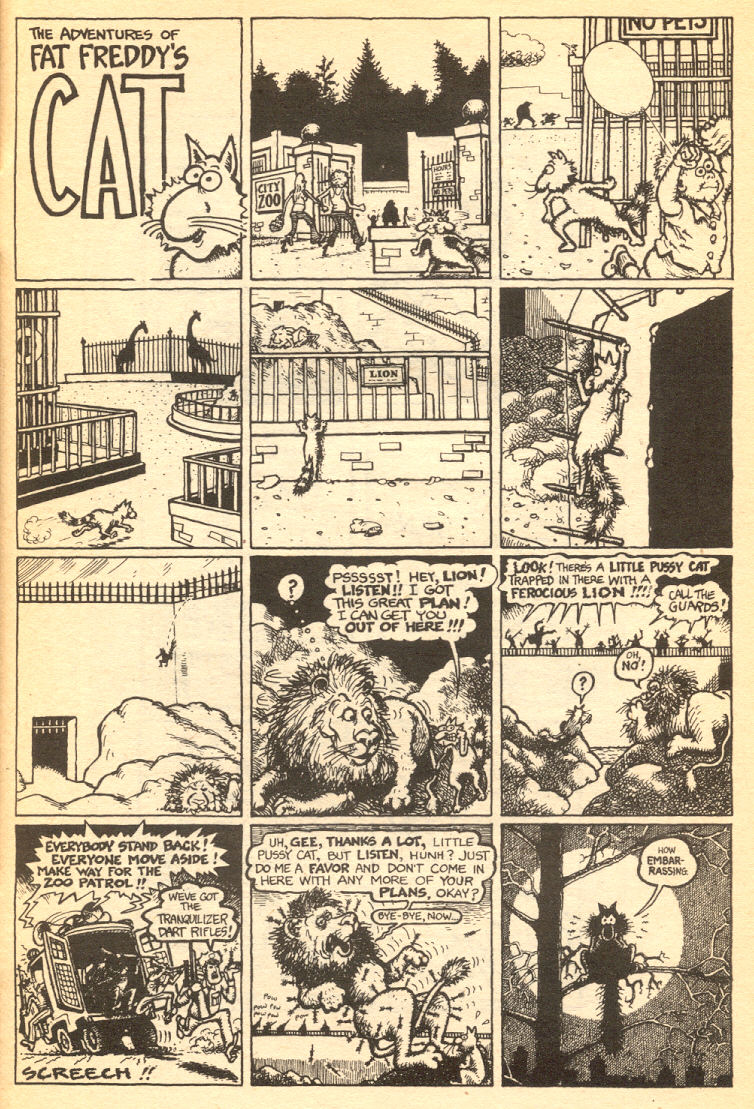 Read online Adventures of Fat Freddy's Cat comic -  Issue #1 - 41