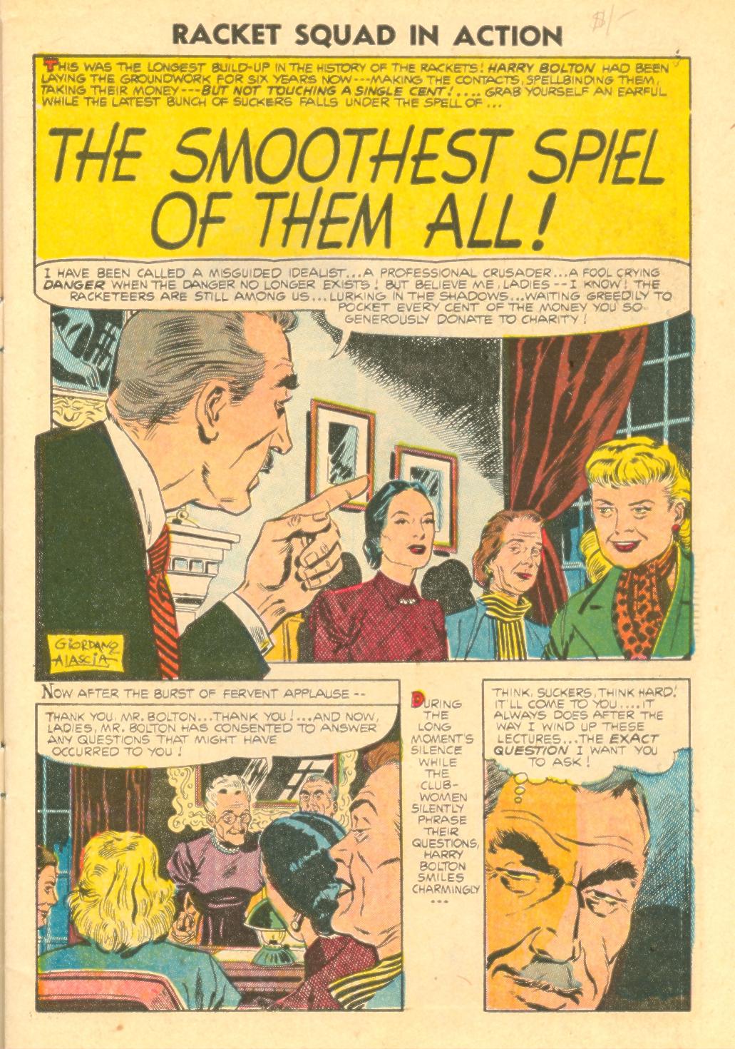 Read online Racket Squad in Action comic -  Issue #17 - 3
