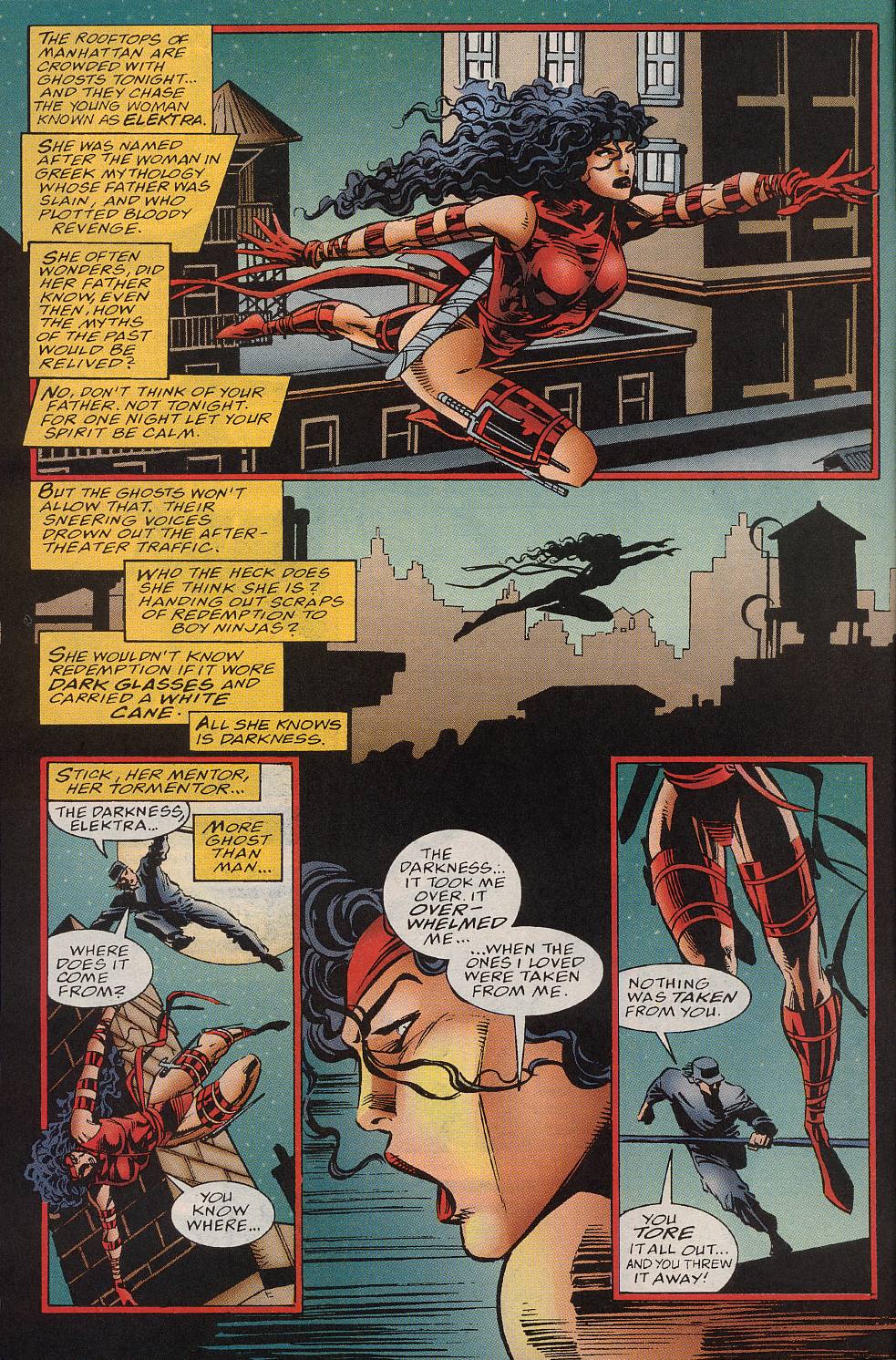 Read online Elektra (1996) comic -  Issue #1 - Afraid of the Dark - 9