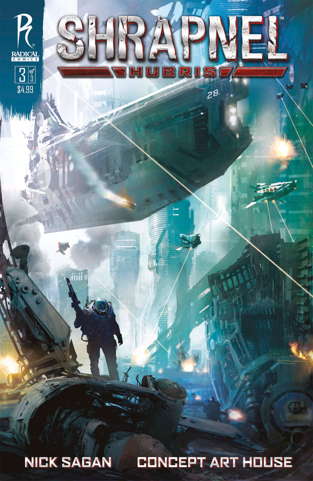 Read online Shrapnel: Hubris comic -  Issue #3 - 1
