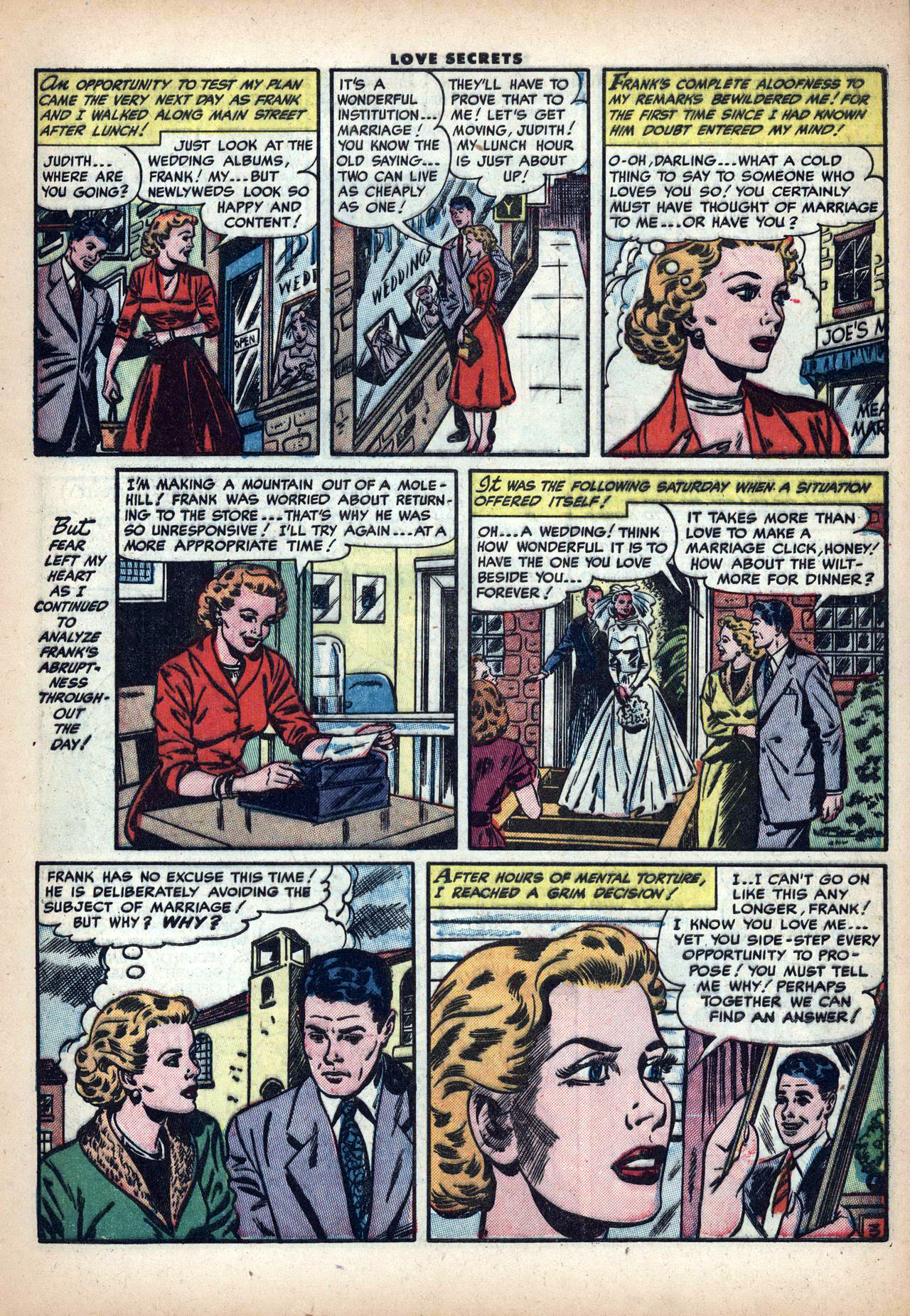 Read online Love Secrets (1953) comic -  Issue #39 - 5