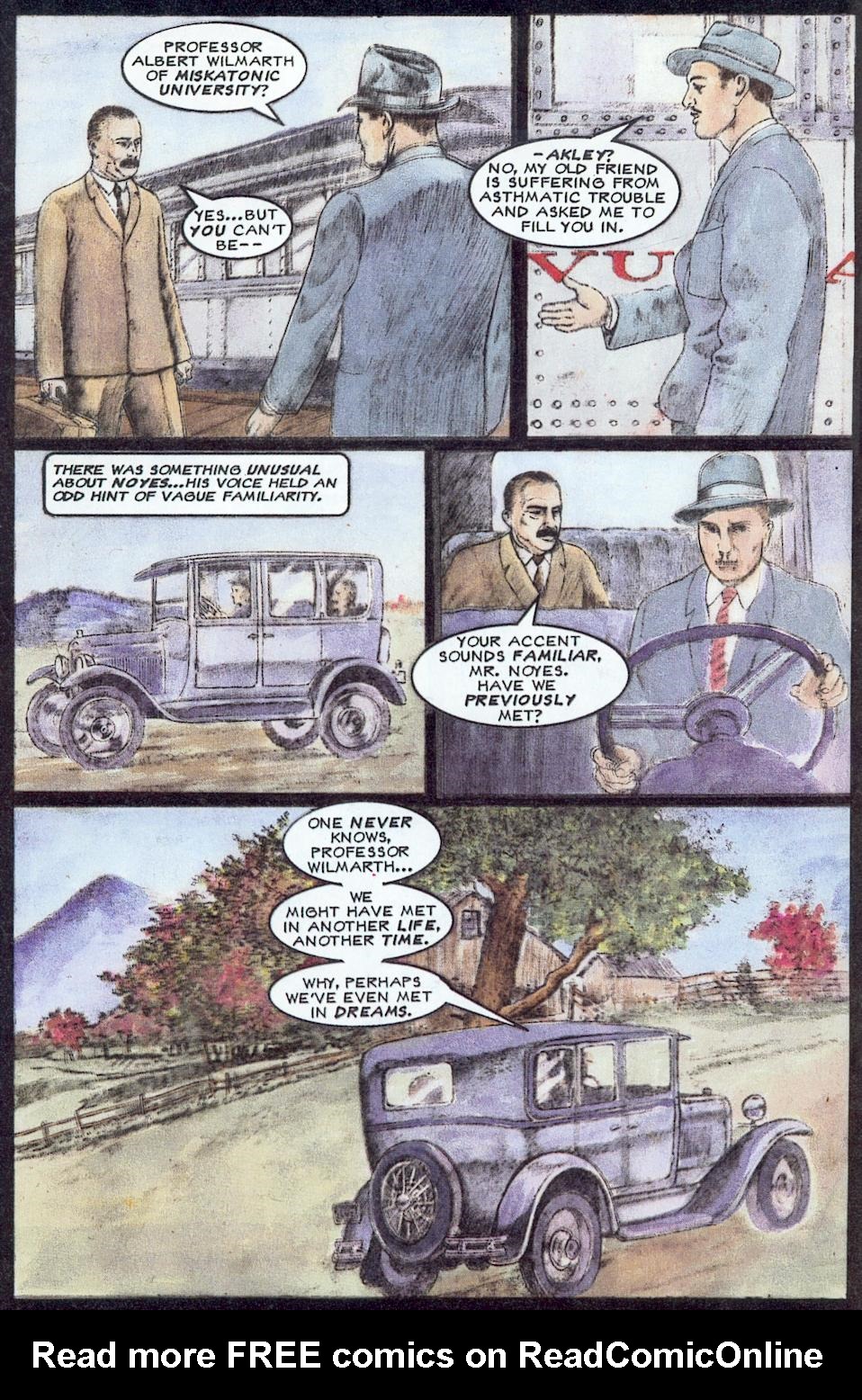 Read online H. P. Lovecraft's Cthulhu comic -  Issue #1 - 17