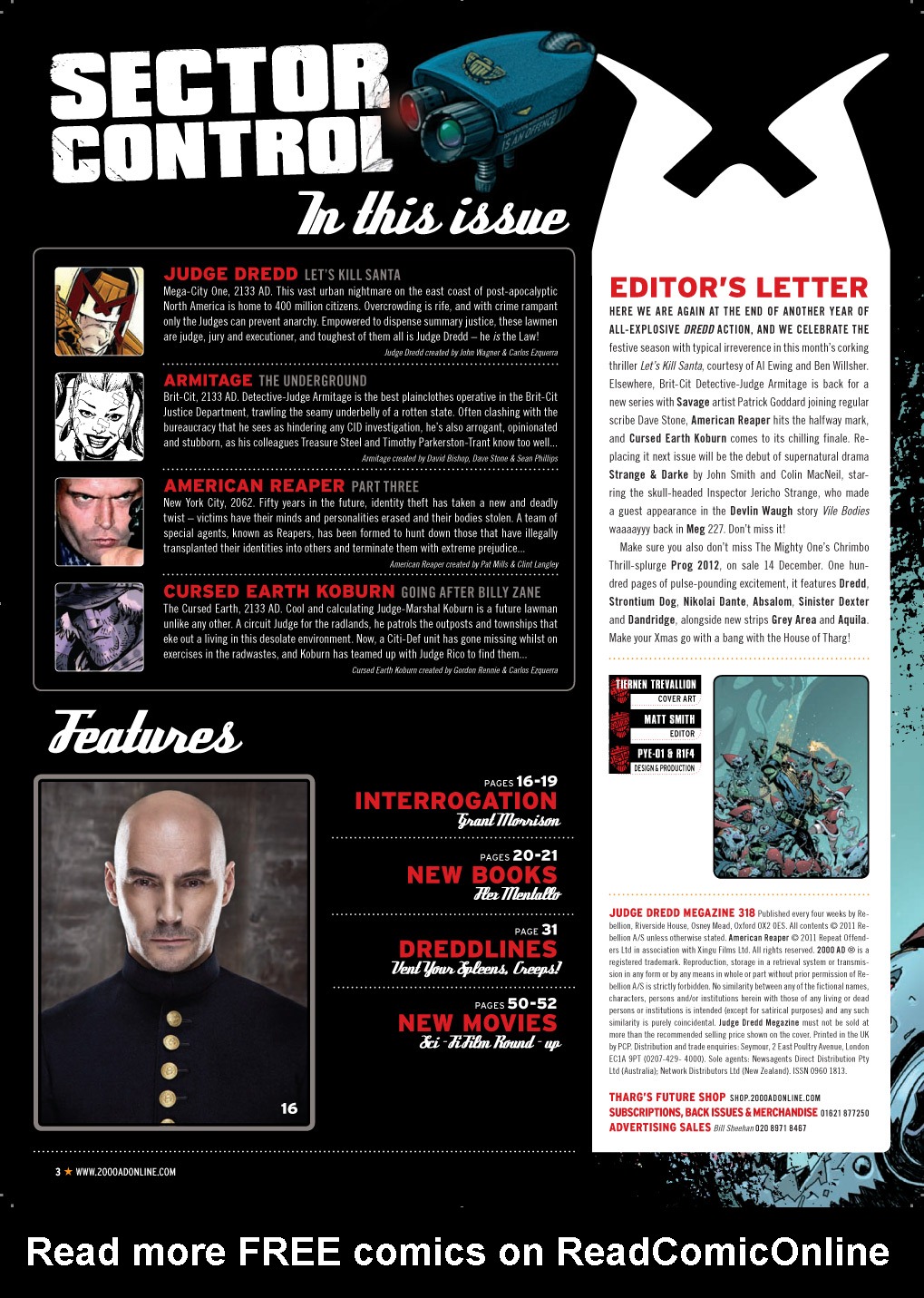 Read online Judge Dredd Megazine (Vol. 5) comic -  Issue #318 - 3