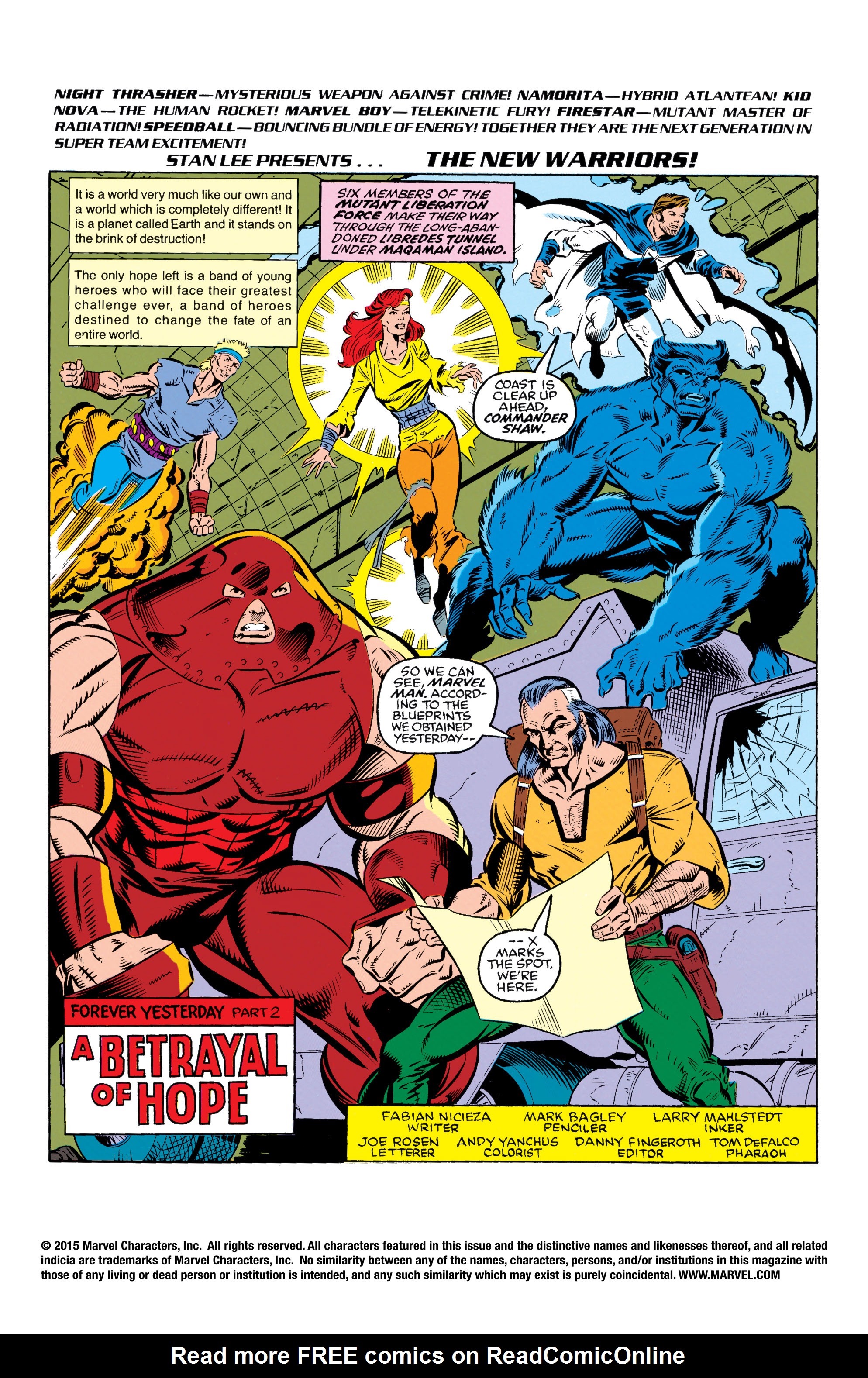 Read online The New Warriors comic -  Issue #12 - 2