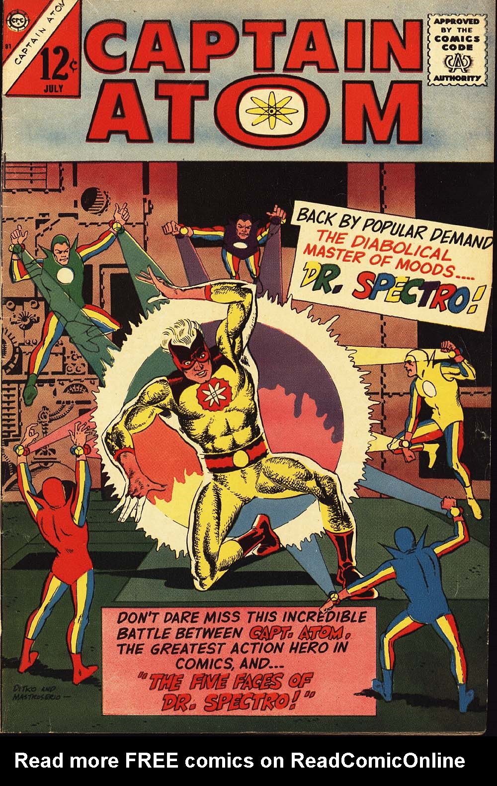 Read online Captain Atom (1965) comic -  Issue #81 - 1