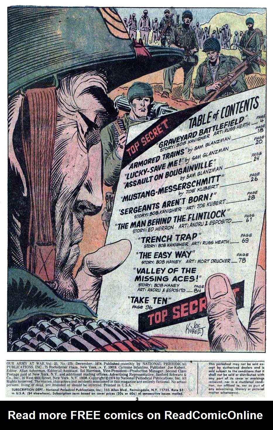 Read online Our Army at War (1952) comic -  Issue #275 - 3