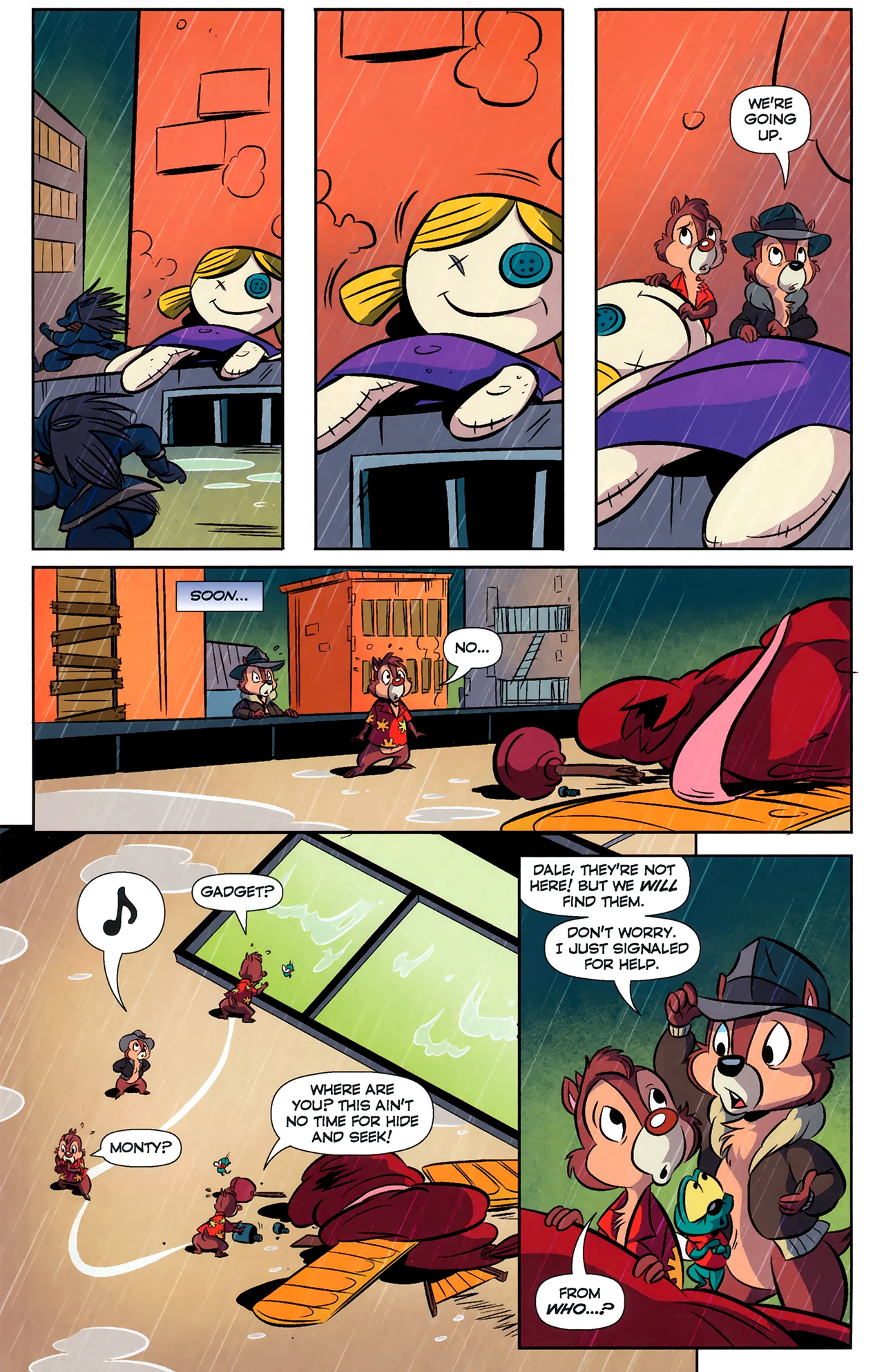 Read online Chip 'N' Dale Rescue Rangers comic -  Issue #7 - 8