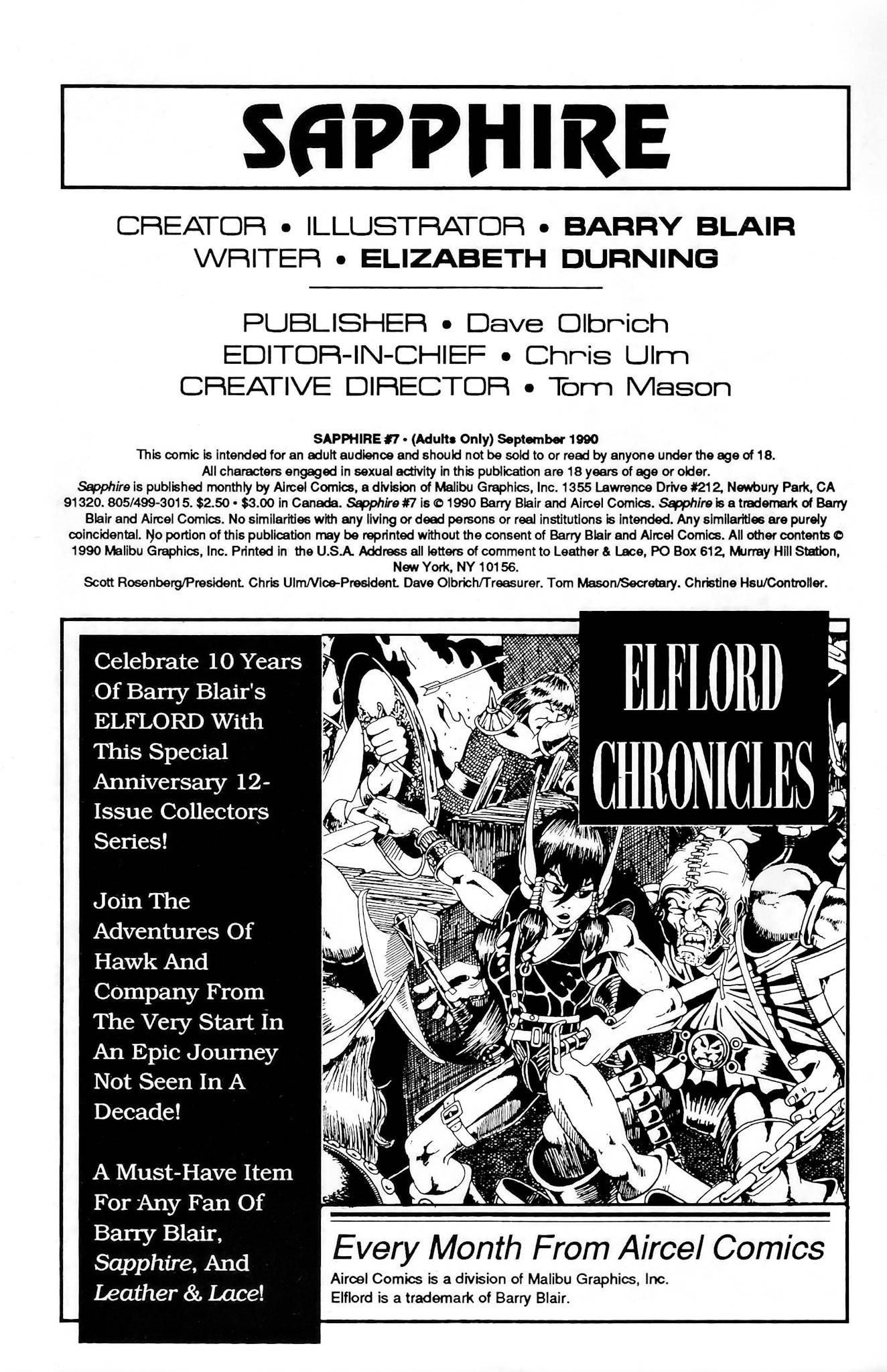 Read online Sapphire comic -  Issue #7 - 2