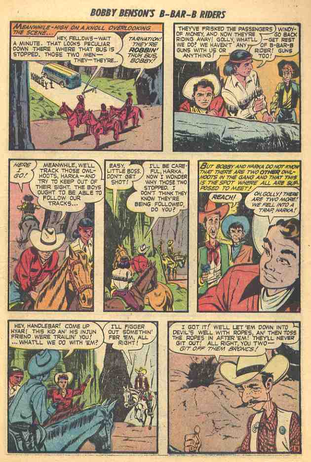 Read online Bobby Benson's B-Bar-B Riders comic -  Issue #5 - 5