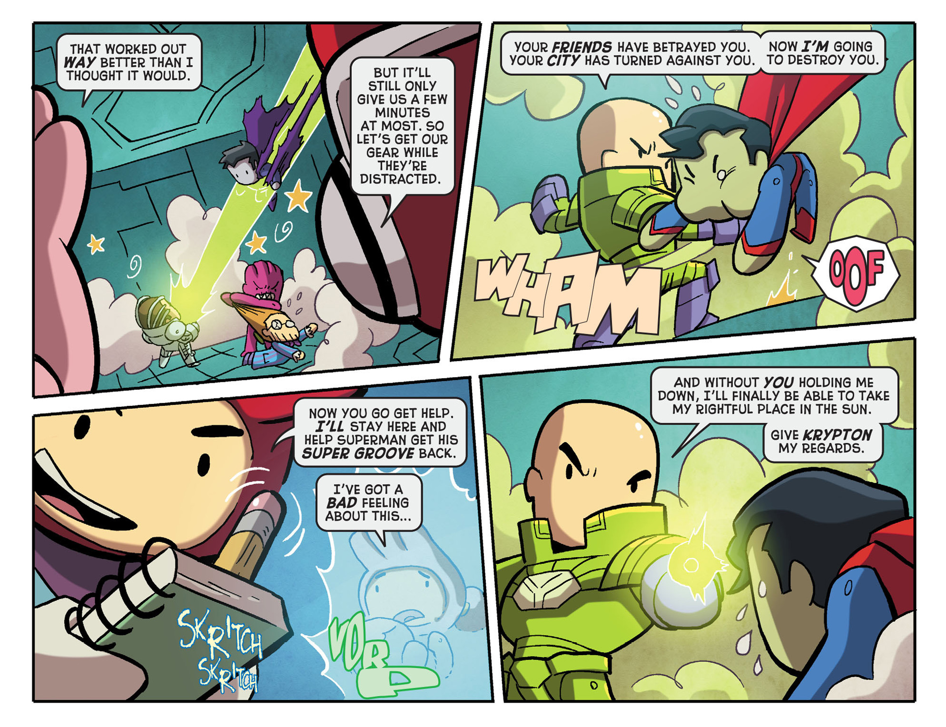 Read online Scribblenauts Unmasked: A Crisis of Imagination comic -  Issue #4 - 15