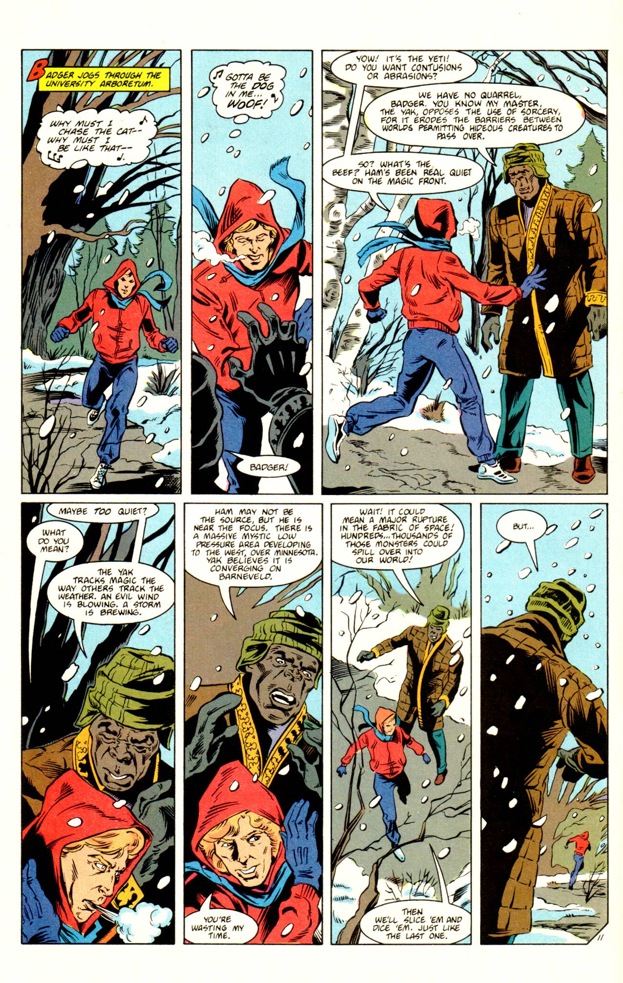 Read online The Badger comic -  Issue #11 - 13