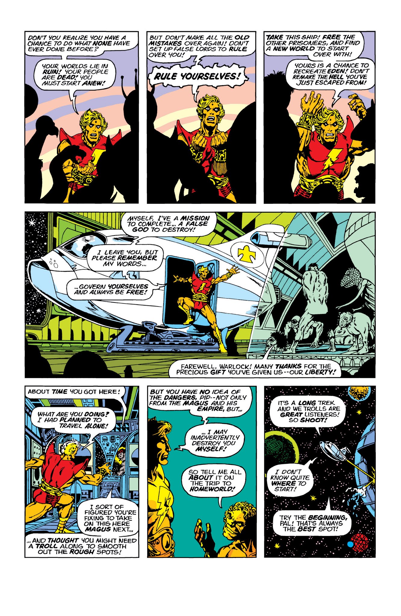 Read online Warlock by Jim Starlin comic -  Issue # TPB (Part 1) - 42