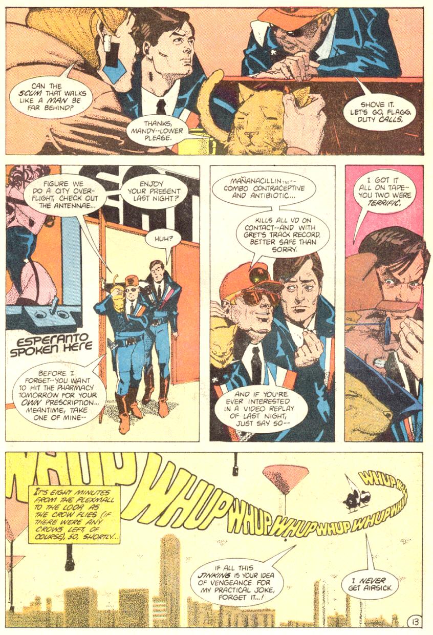 Read online American Flagg! comic -  Issue #1 - 14