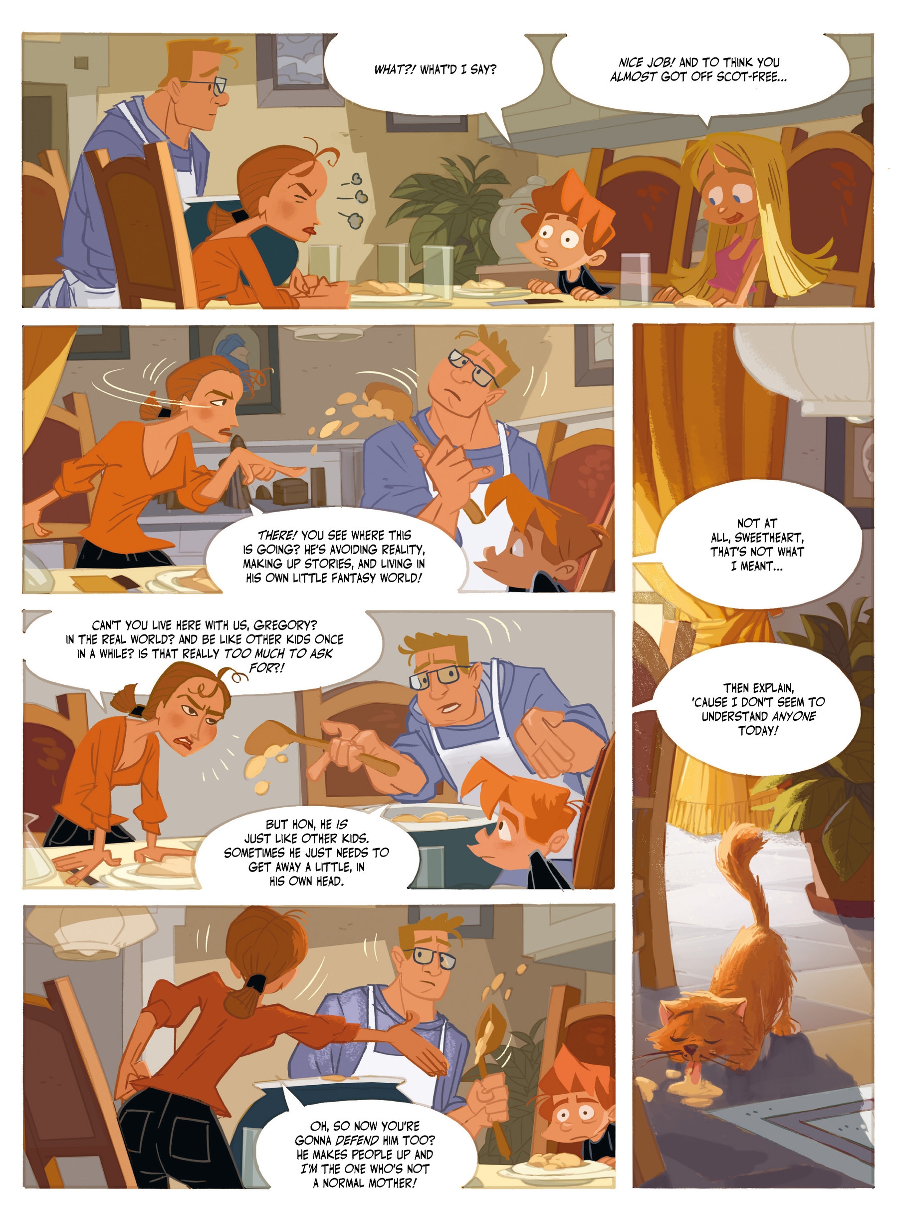 Read online Gregory and the Gargoyles comic -  Issue #3 - 8