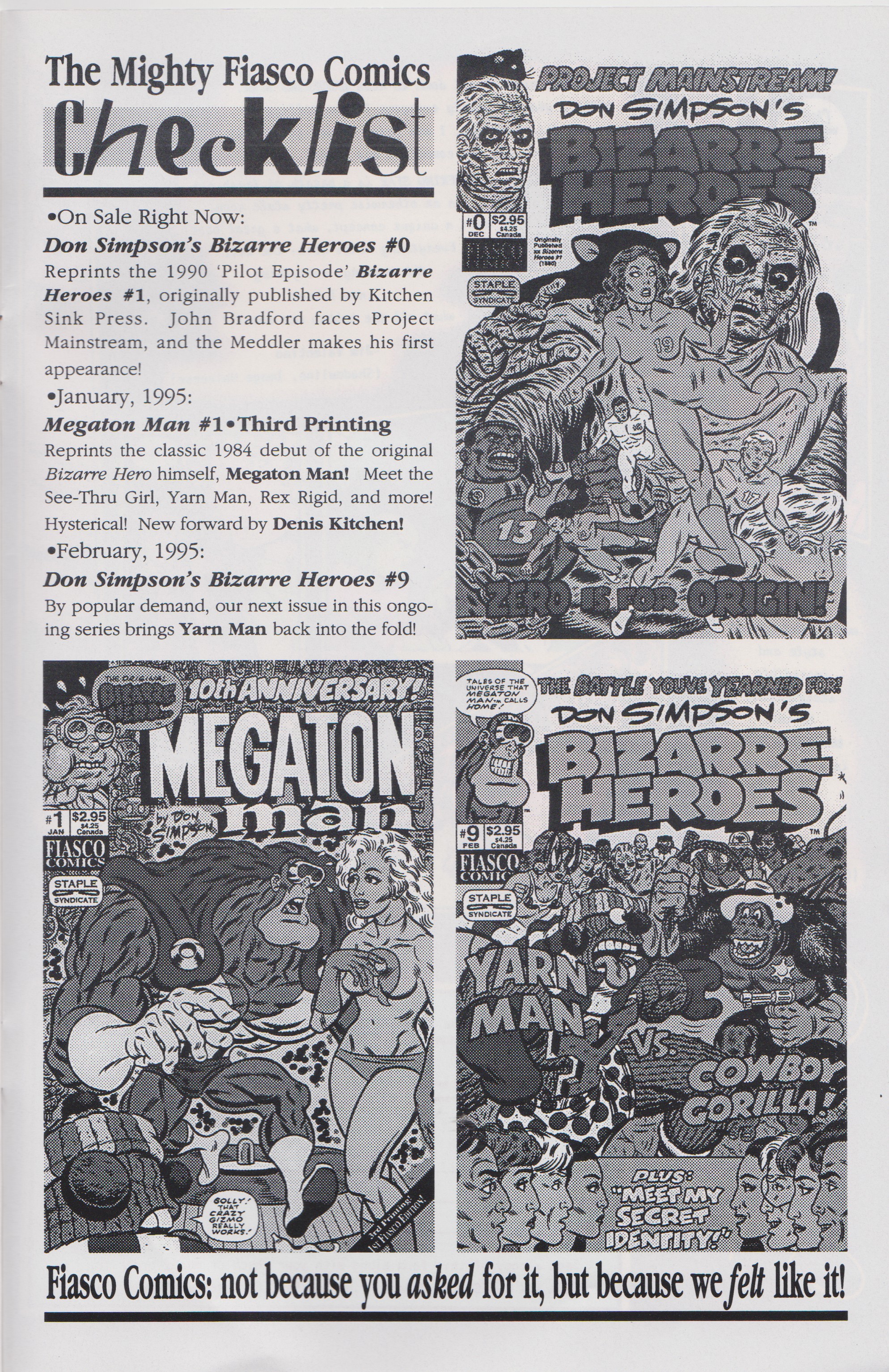 Read online Don Simpson's Bizarre Heroes comic -  Issue #8 - 27