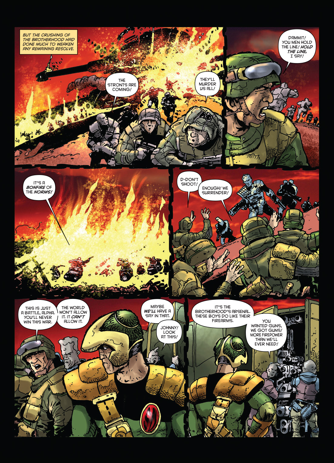 Read online Strontium Dog: The Life and Death of Johnny Alpha: Dogs of War comic -  Issue # TPB - 113