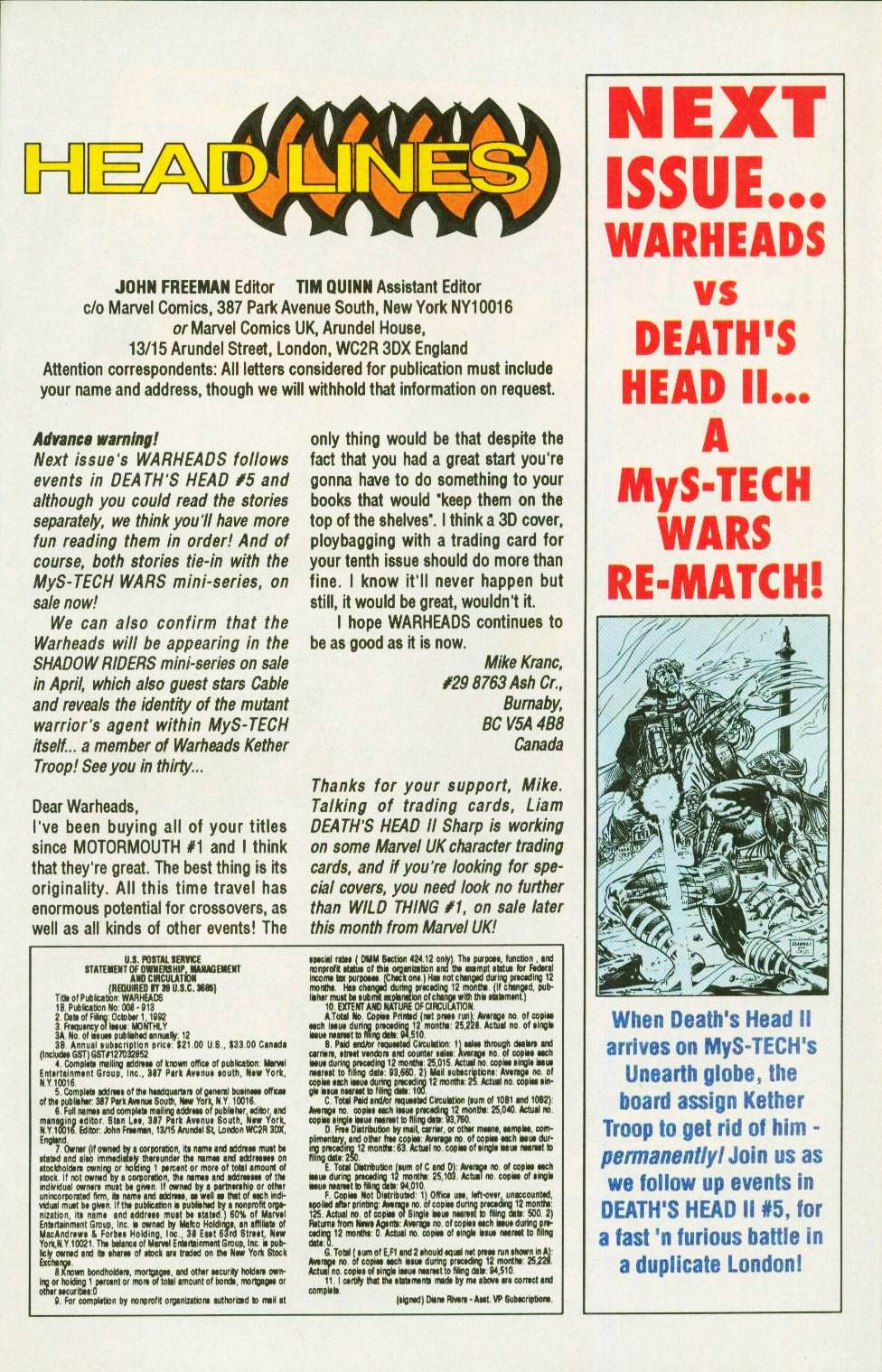 Read online Warheads comic -  Issue #10 - 24