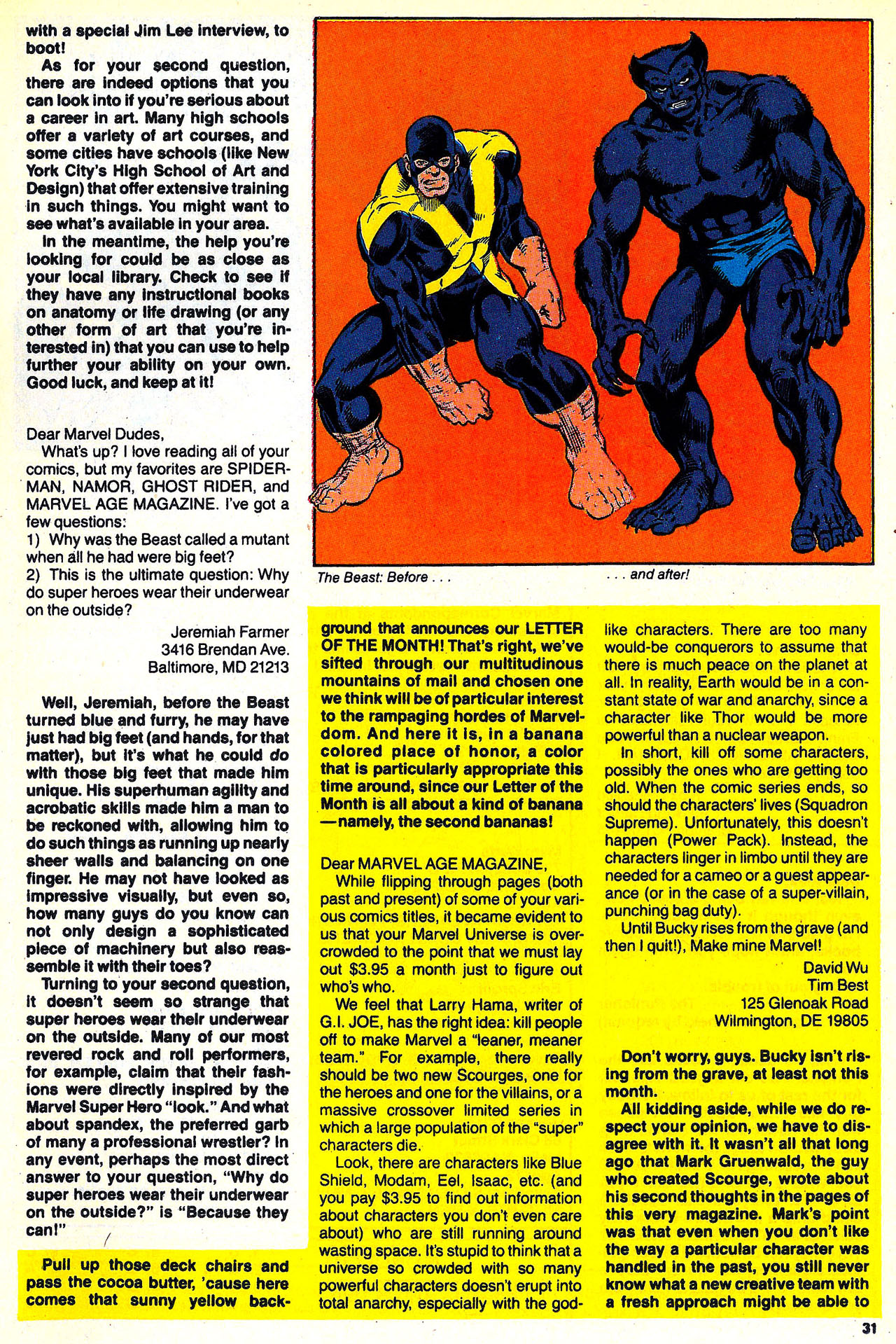 Read online Marvel Age comic -  Issue #101 - 33