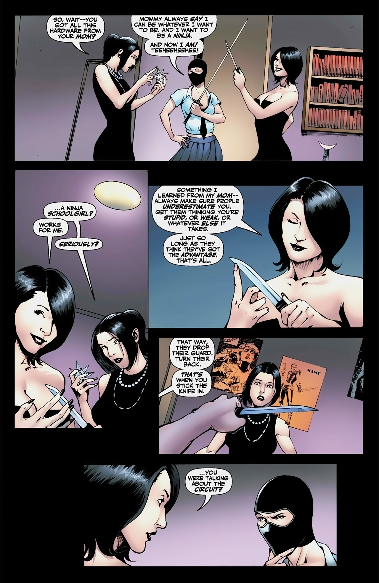 Read online The Ninjettes comic -  Issue #4 - 5