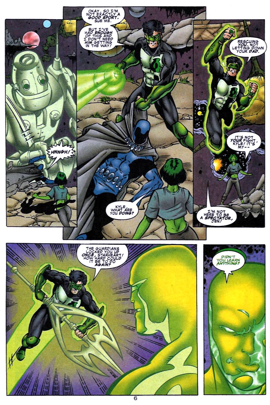 Read online Green Lantern/Sentinel: Heart of Darkness comic -  Issue #3 - 7