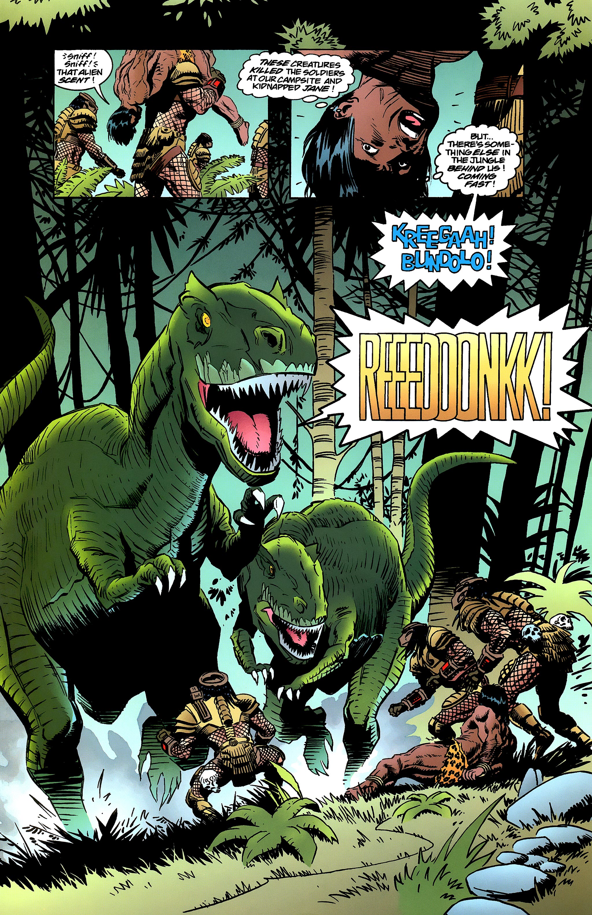 Read online Tarzan vs. Predator at the Earth's Core comic -  Issue #2 - 4