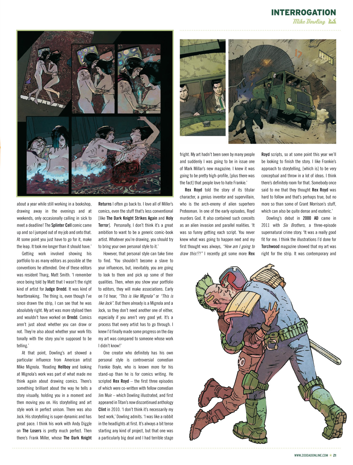 Read online Judge Dredd Megazine (Vol. 5) comic -  Issue #347 - 21