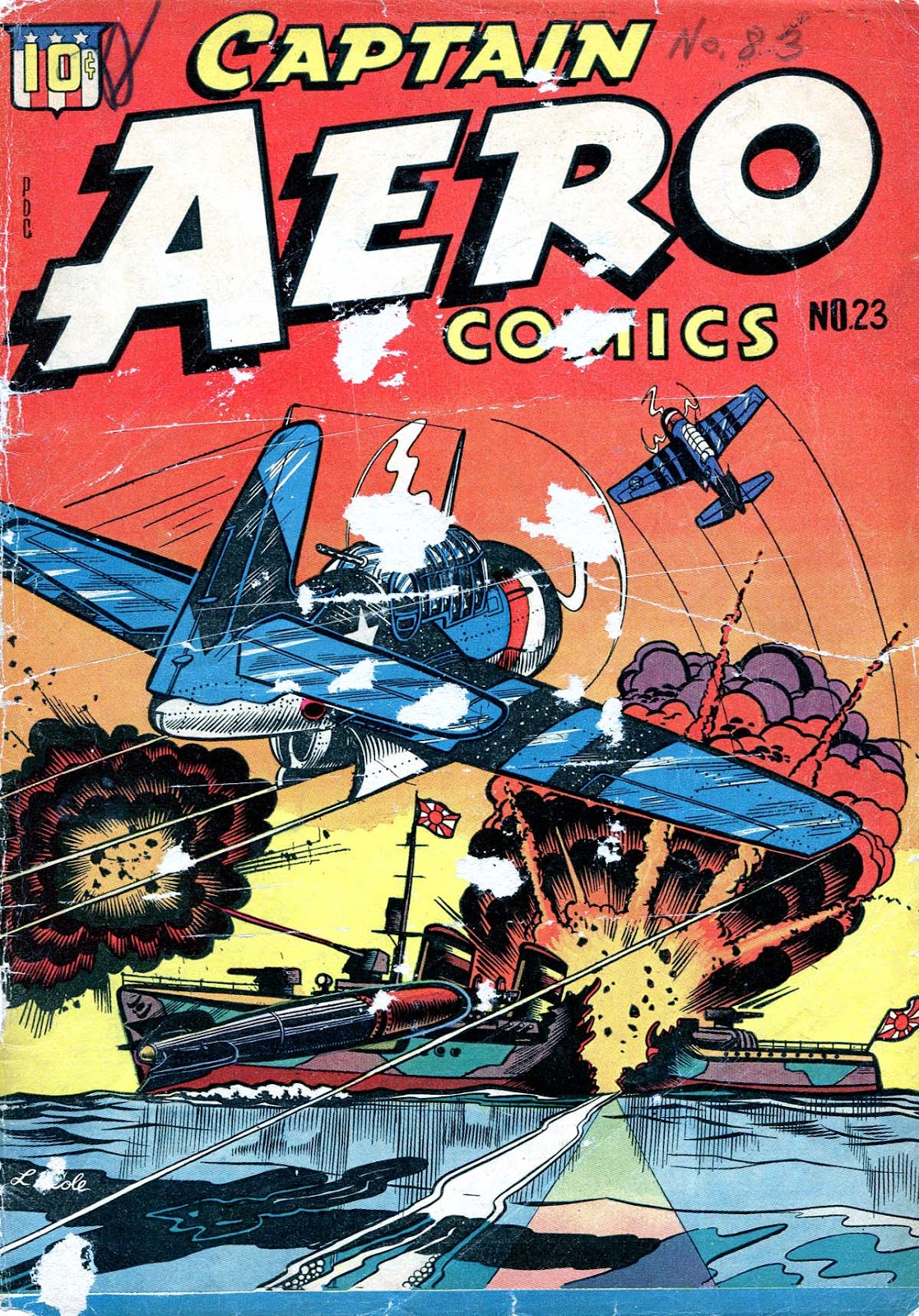 Captain Aero Comics issue 23 - Page 1