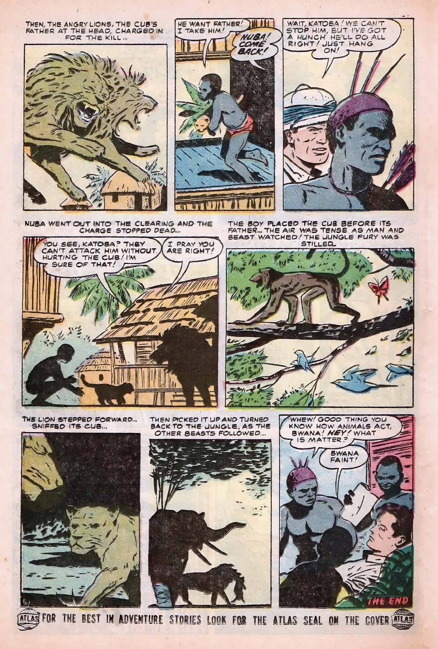 Read online Lorna, The Jungle Girl comic -  Issue #6 - 24