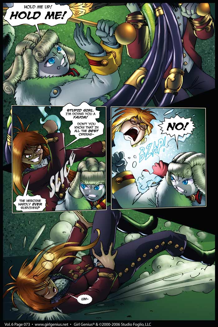 Read online Girl Genius (2002) comic -  Issue #6 - 74