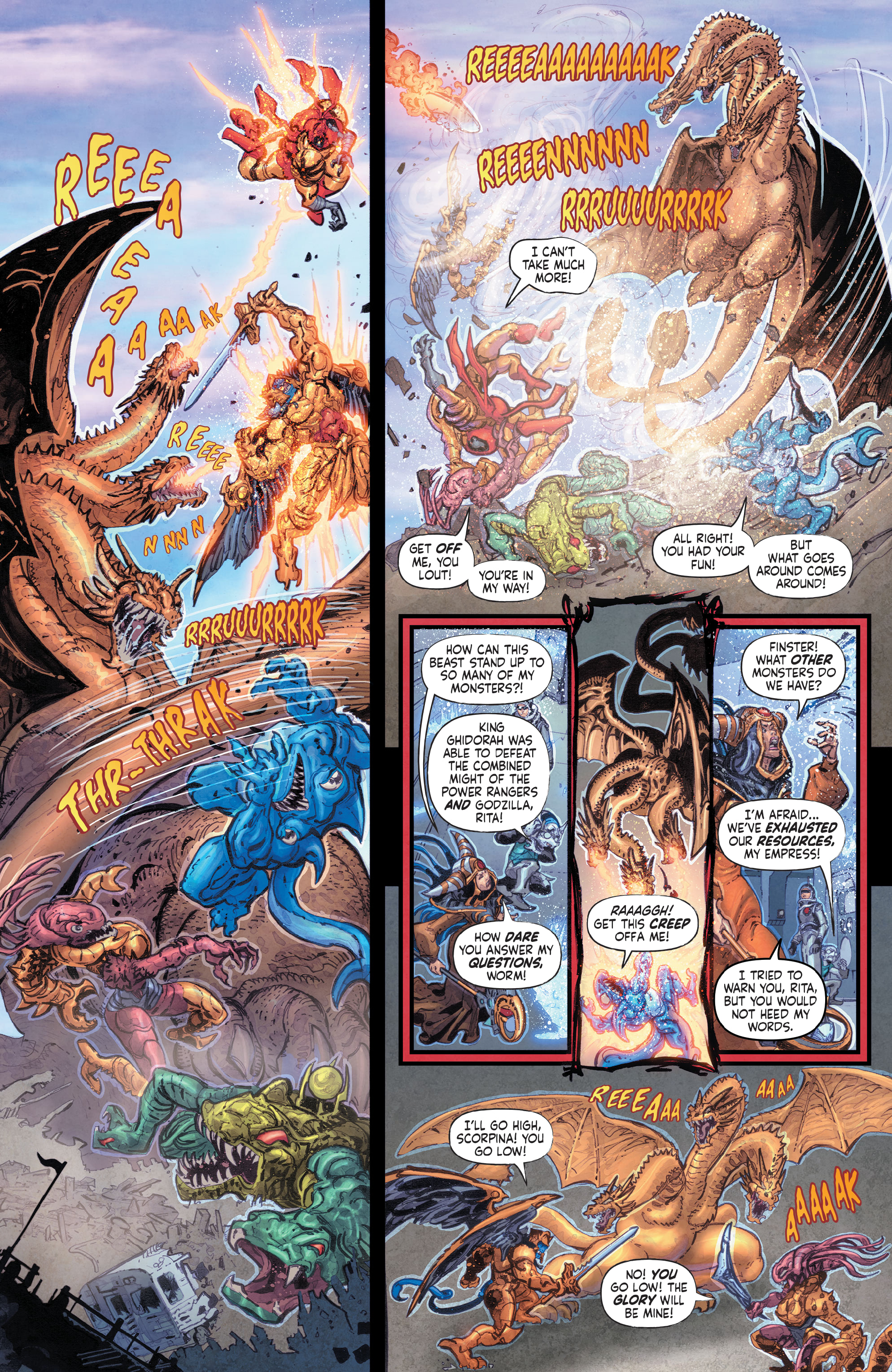 Read online Godzilla vs. The Mighty Morphin Power Rangers comic -  Issue #5 - 3