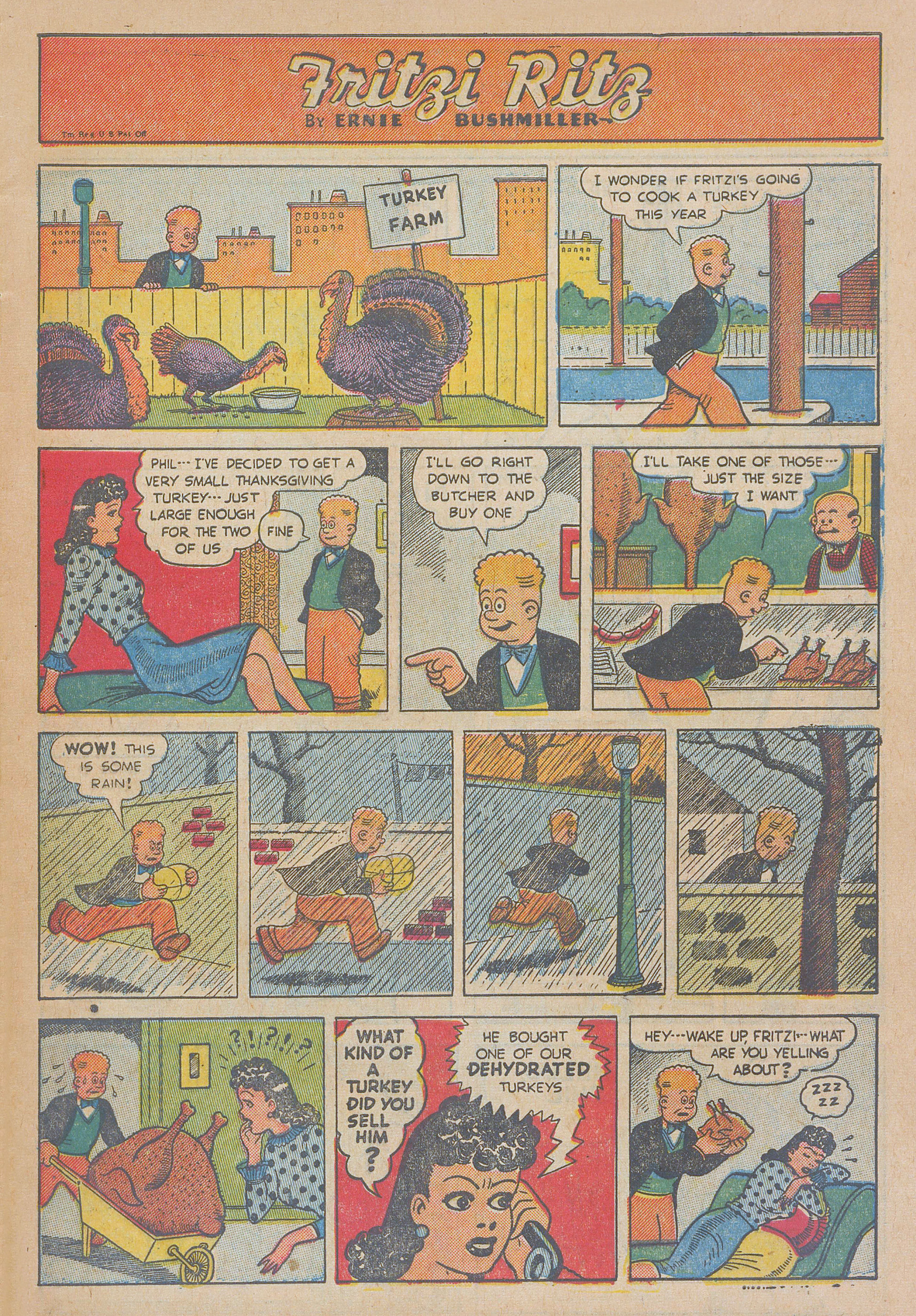 Read online Fritzi Ritz (1953) comic -  Issue #50 - 5