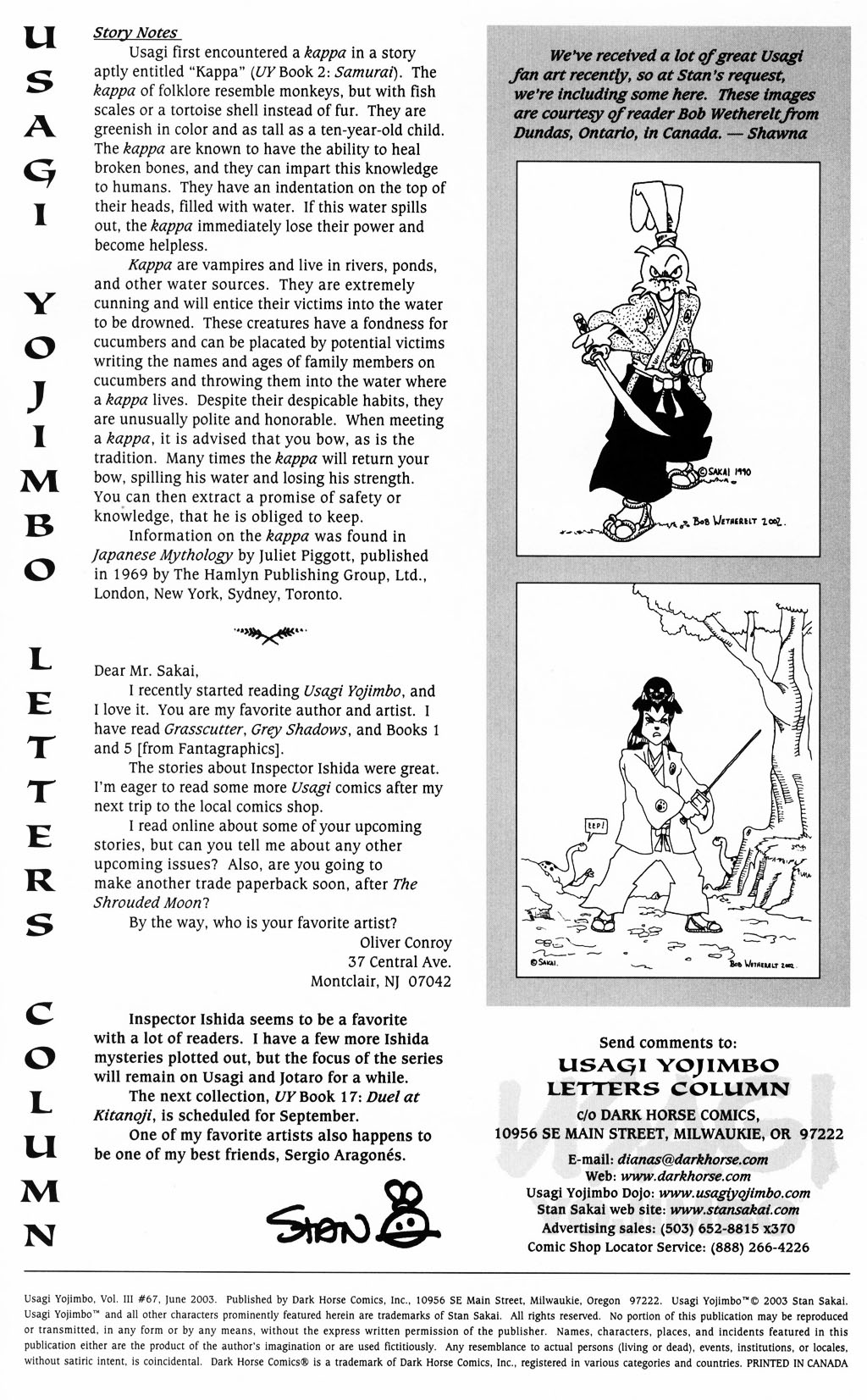 Read online Usagi Yojimbo (1996) comic -  Issue #67 - 27
